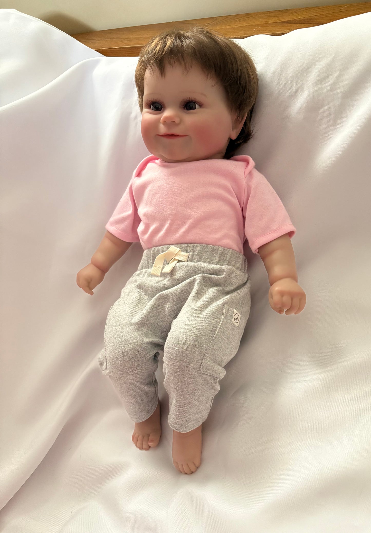 Adorable Reborn Girl Doll with Two Outfits