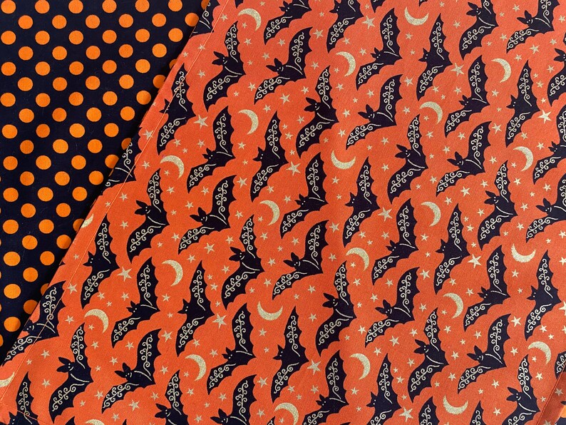 Halloween Placemats, Bats Placemats, Set of 2 Placemats