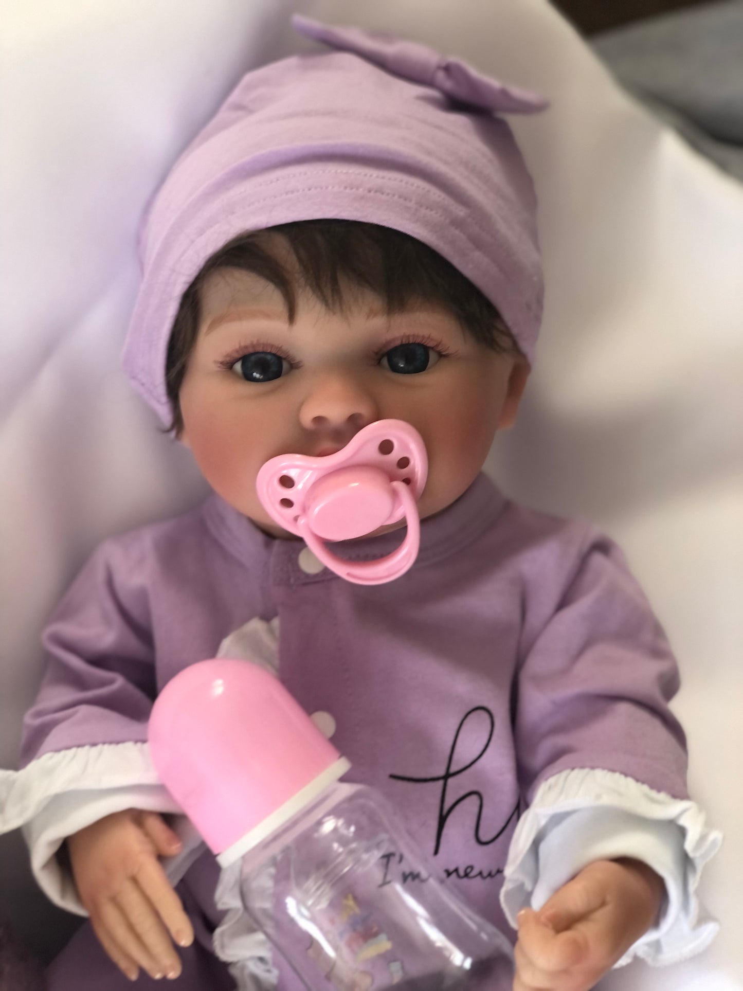 Adorable Reborn Girl Baby Doll, Realistic Lifelike Newborn