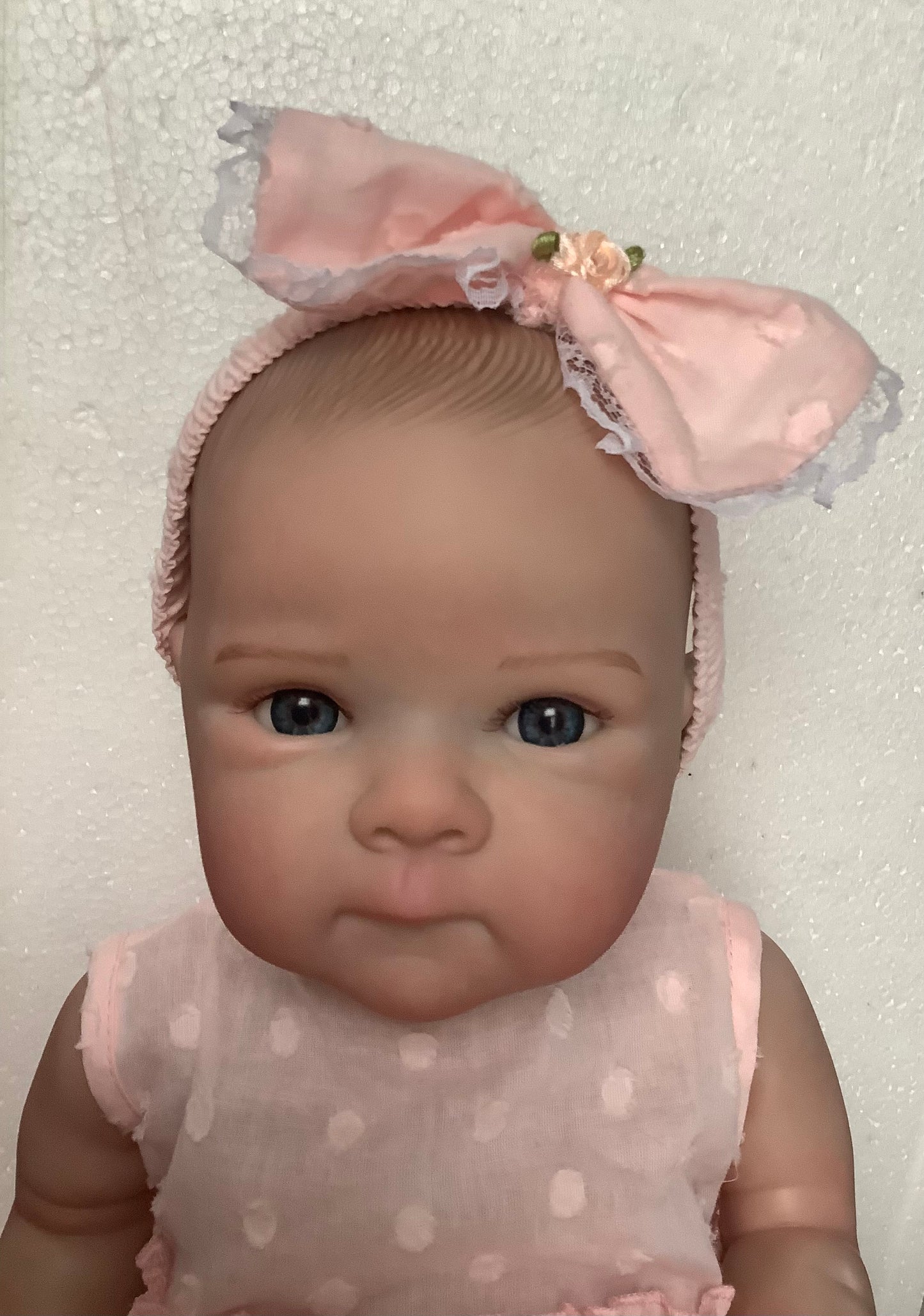 Adorable Reborn Girl Baby Doll, Realistic Lifelike Newborn with Handmade Outfit