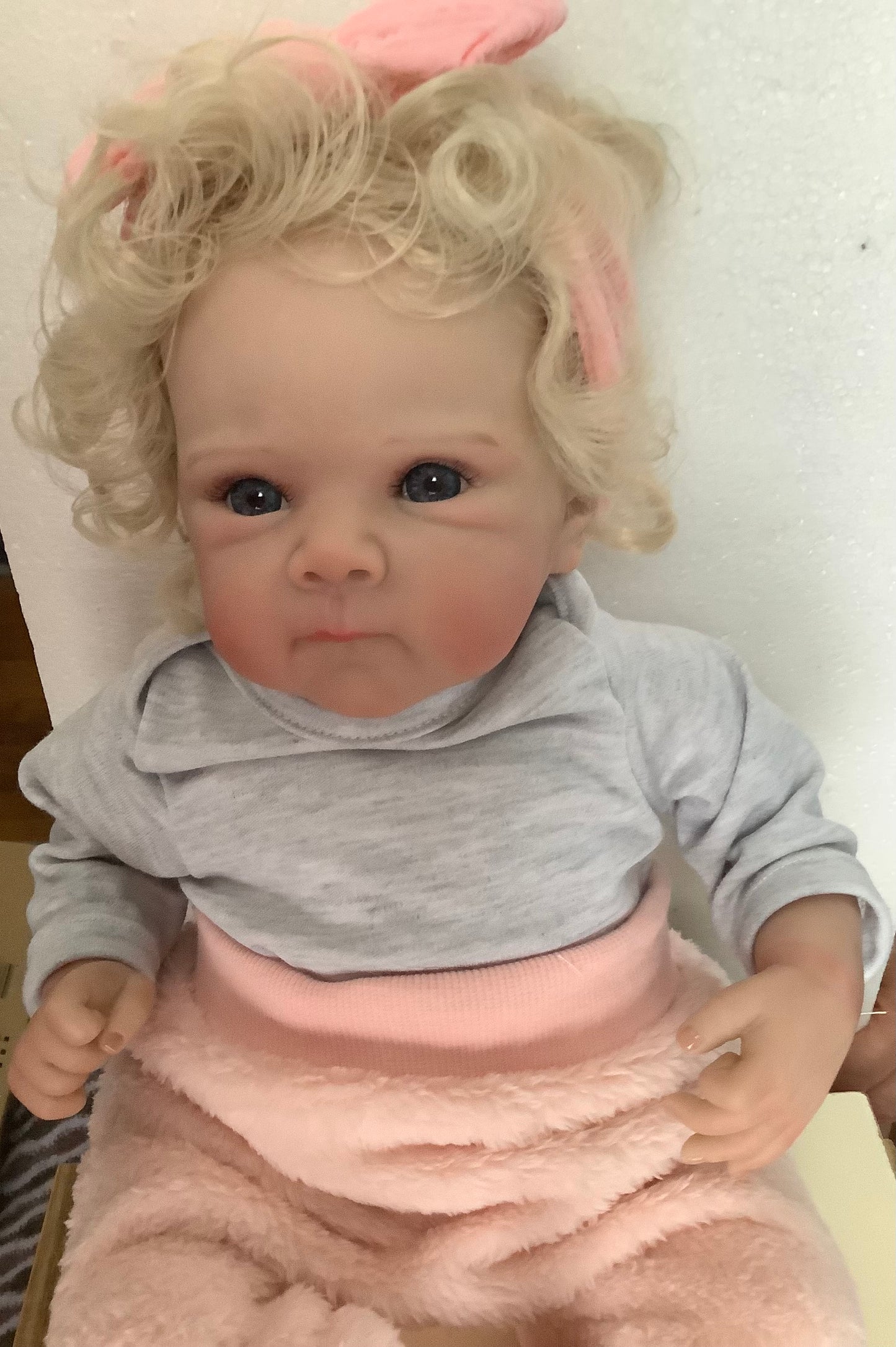 Adorable Reborn Girl Baby Doll, Realistic Lifelike Newborn, Handmade Outfit
