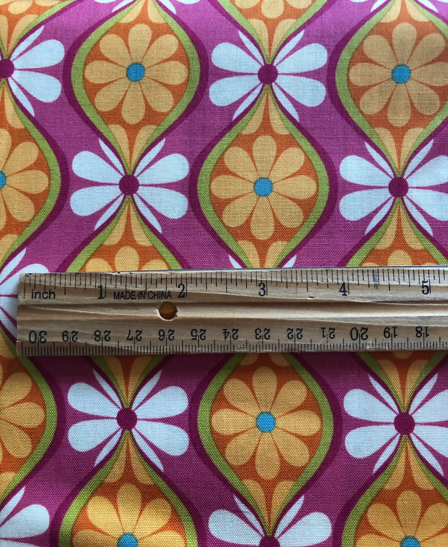 Stripe Botanique Orange by Lila Tueller Designs, Riley Blake, Designer Cotton, Quilting Fabric, Sold by YARD