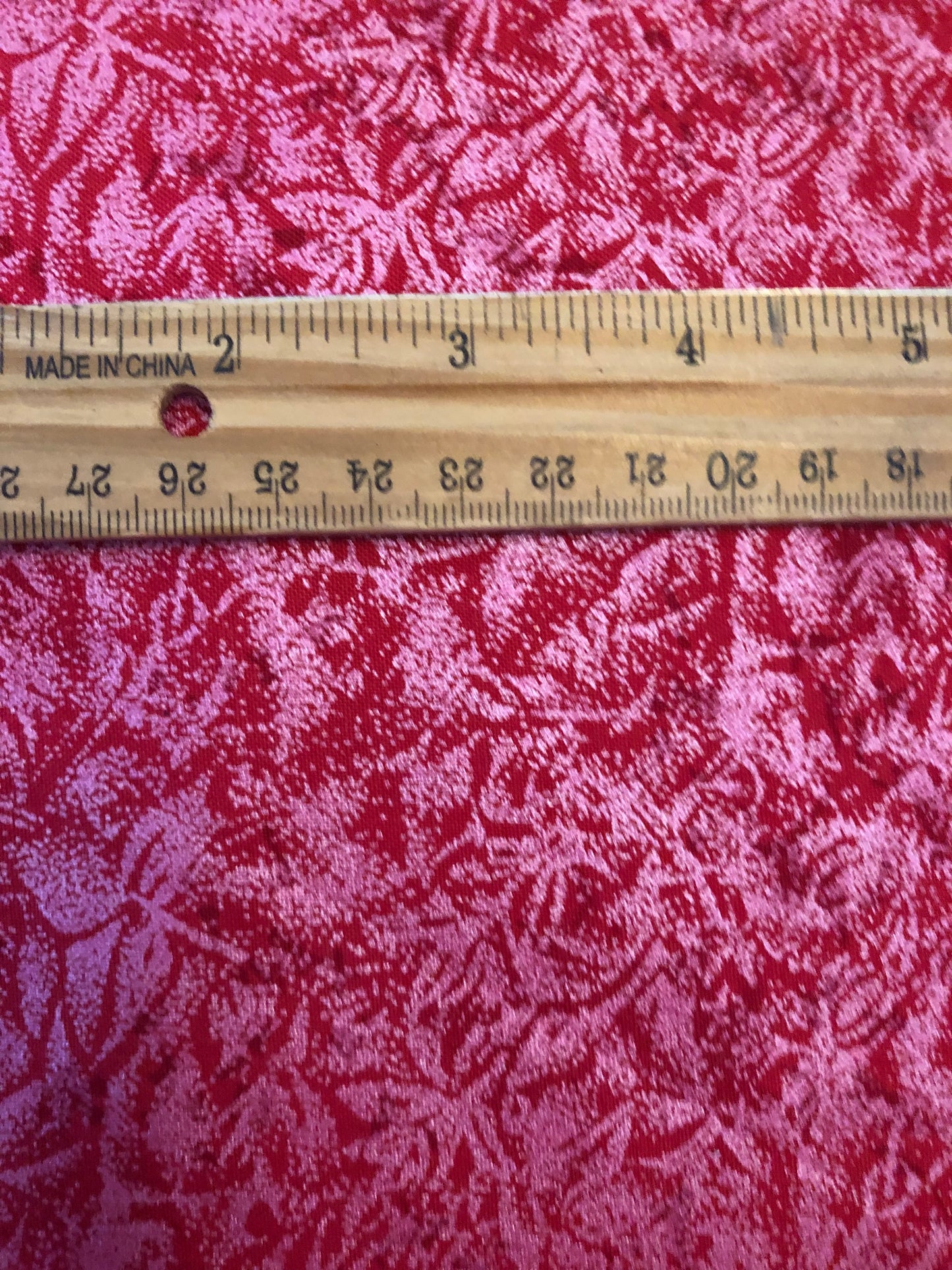 Michael Miller Metallic Blood Red Fairy Frost, Designer Cotton, Quilting Fabric, Sold by YARD