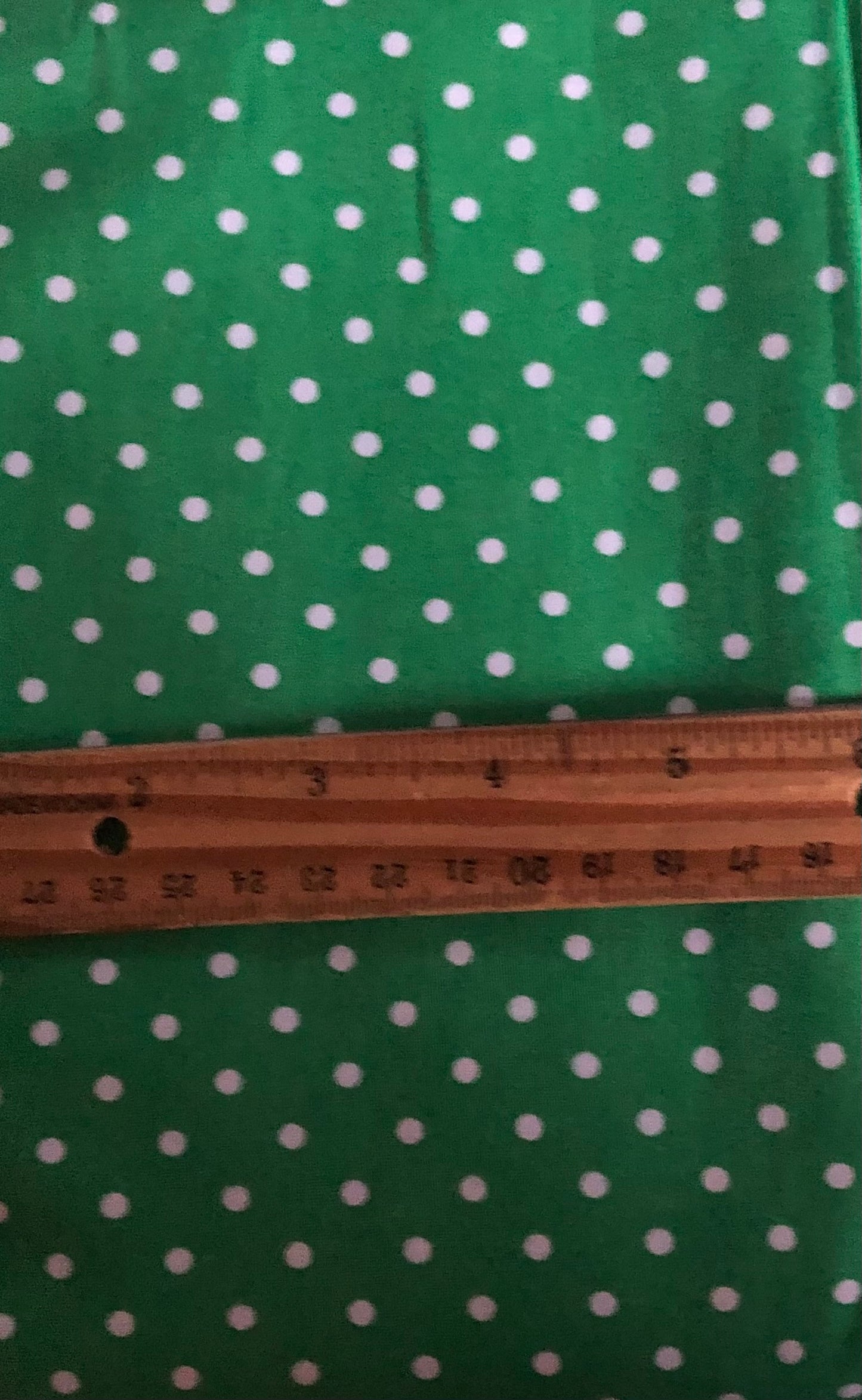 Robert Kaufman Spot On Pin Dot Grass Green and White Polka Dots, Designer Cotton, Quilting Fabric, Sold by YARD