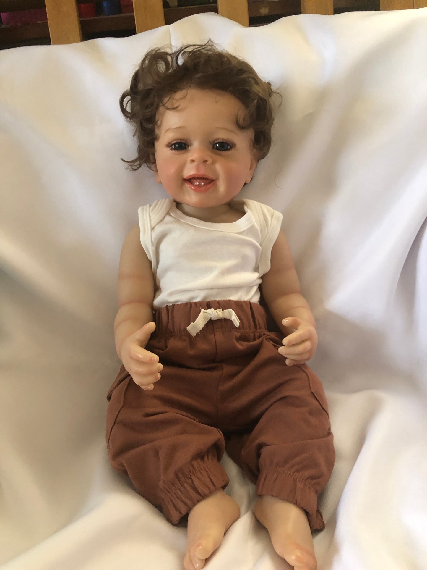 Adorable Reborn Boy Doll, Lifelike and Realistic, Outfits for Every Season and Plush Blanket