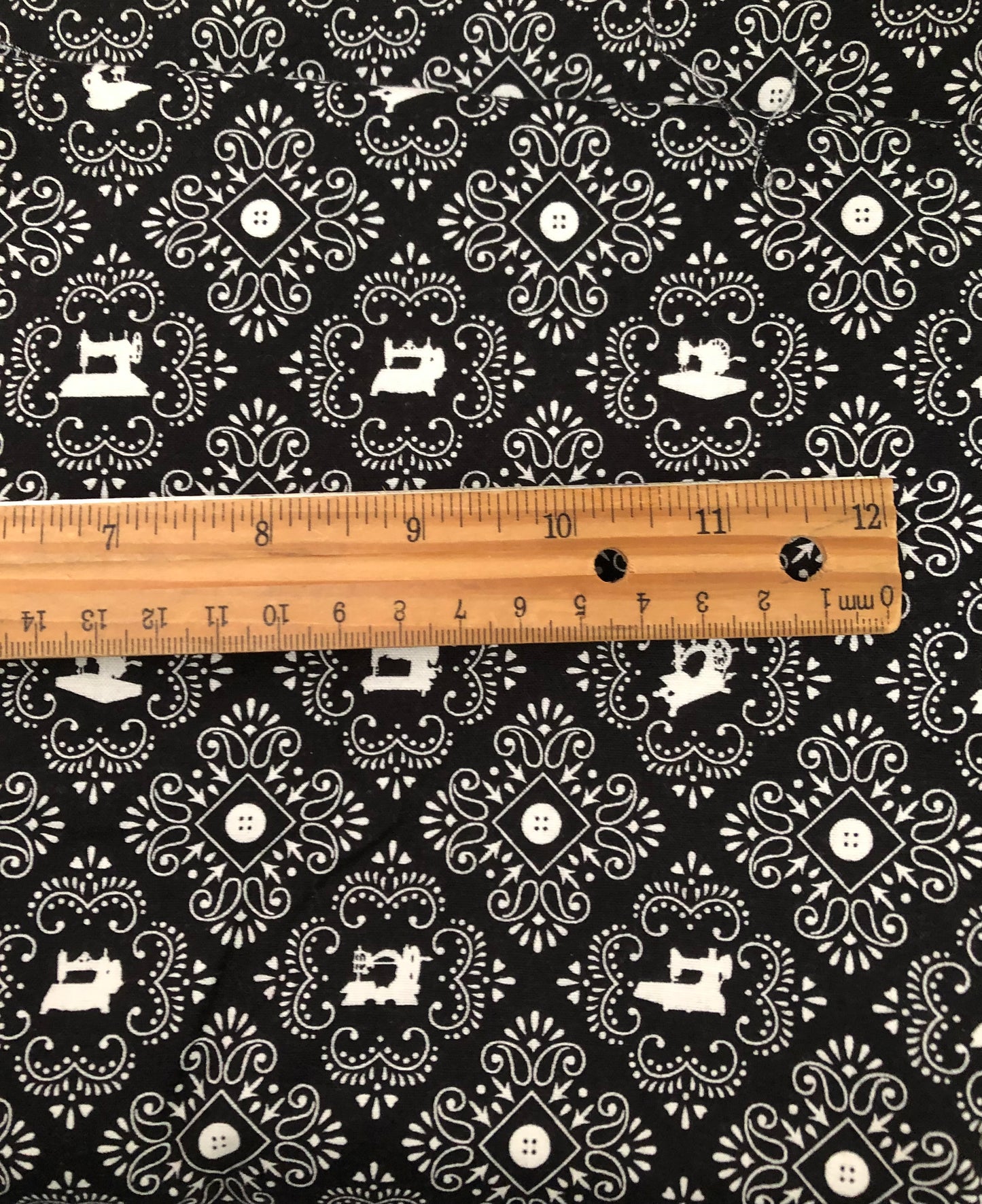 Quilting Treasures Sewing Machines and Buttons by Dan Morris Fabric, Designer Cotton, Quilting Fabric, Sold by YARD