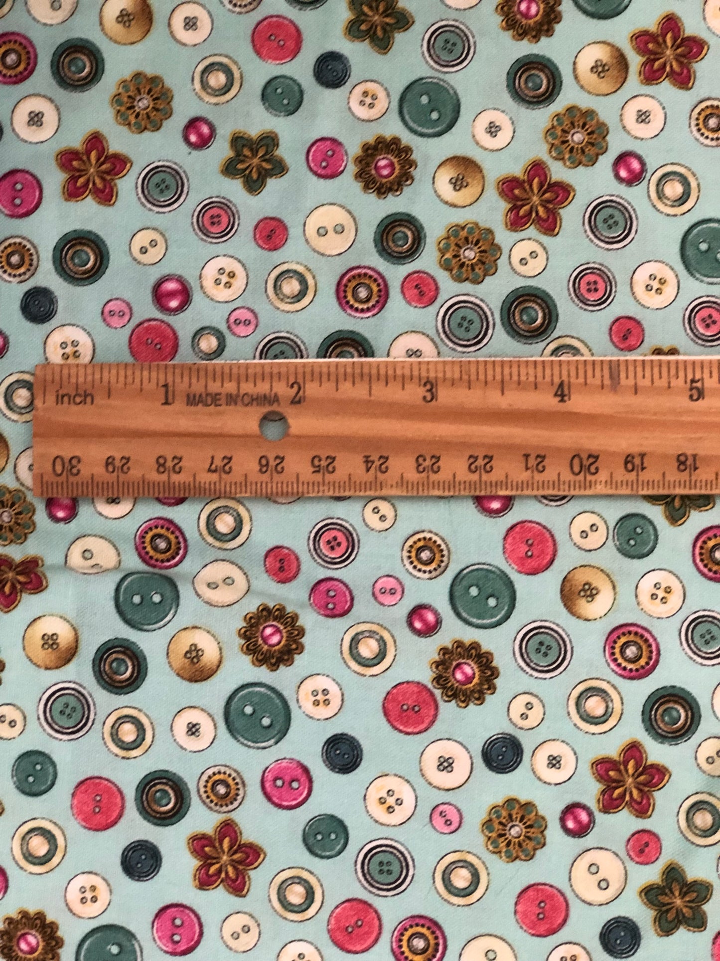 Timeless Treasures Buttons by Dan Morris, Designer Cotton, Quilting Fabric, Sold by YARD