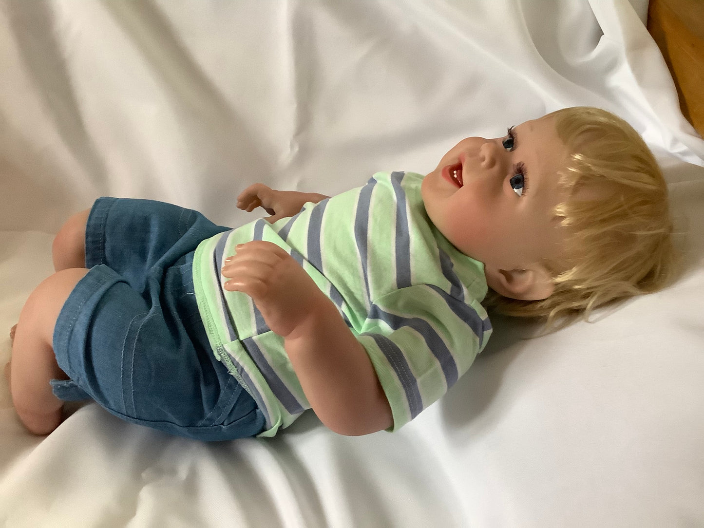 Adorable Reborn Boy Doll, Lifelike and Realistic, Three Outfits