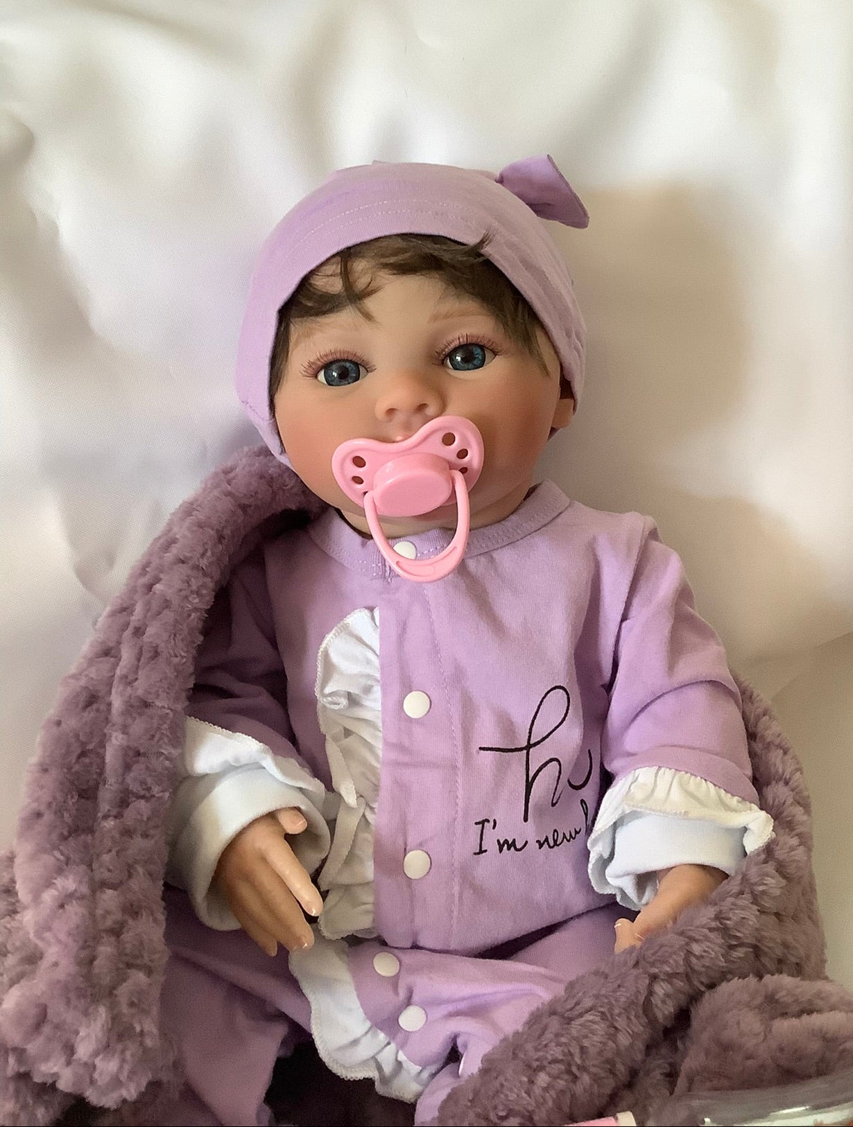Adorable Reborn Girl Baby Doll, Realistic Lifelike Newborn