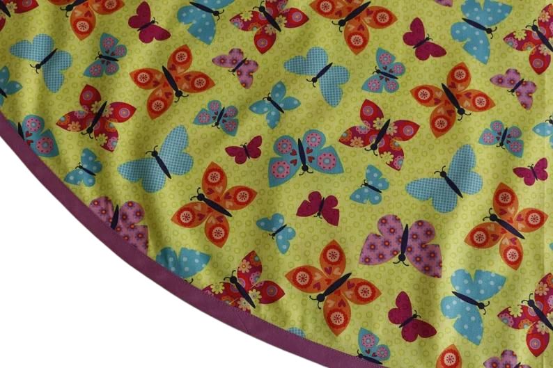 Butterflies and Flowers Birthday Outfit with Flower Crown,  Girls Size 6, Birthday Butterflies and Flowers Costume, Flower Princess