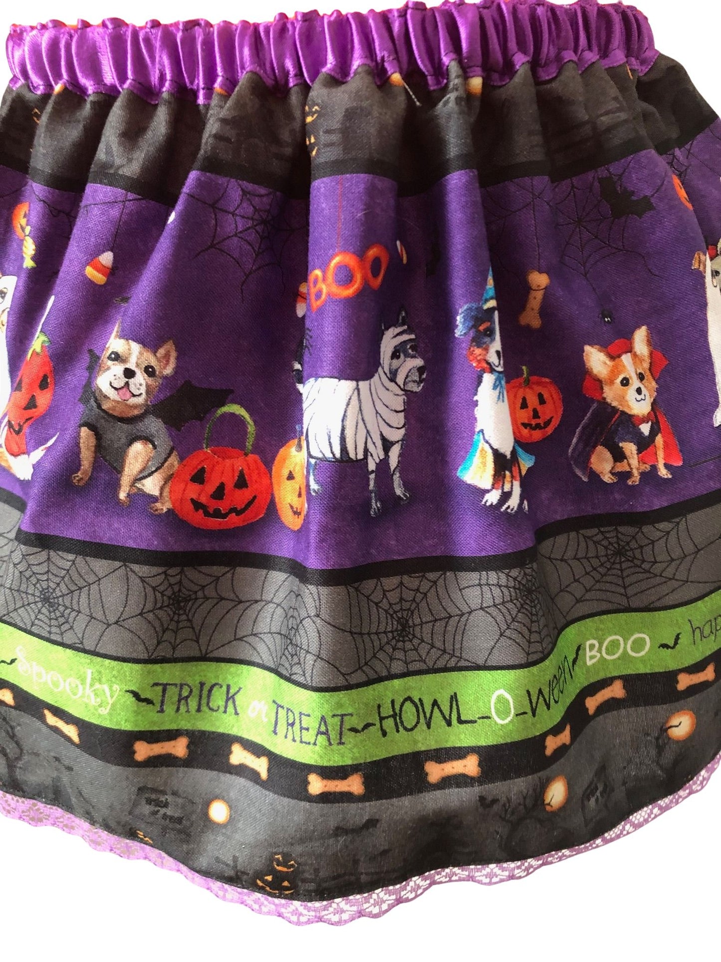 Halloween Trick or Treat Dogs and Ghosts Costume, Toddler Girls Size 24 Months