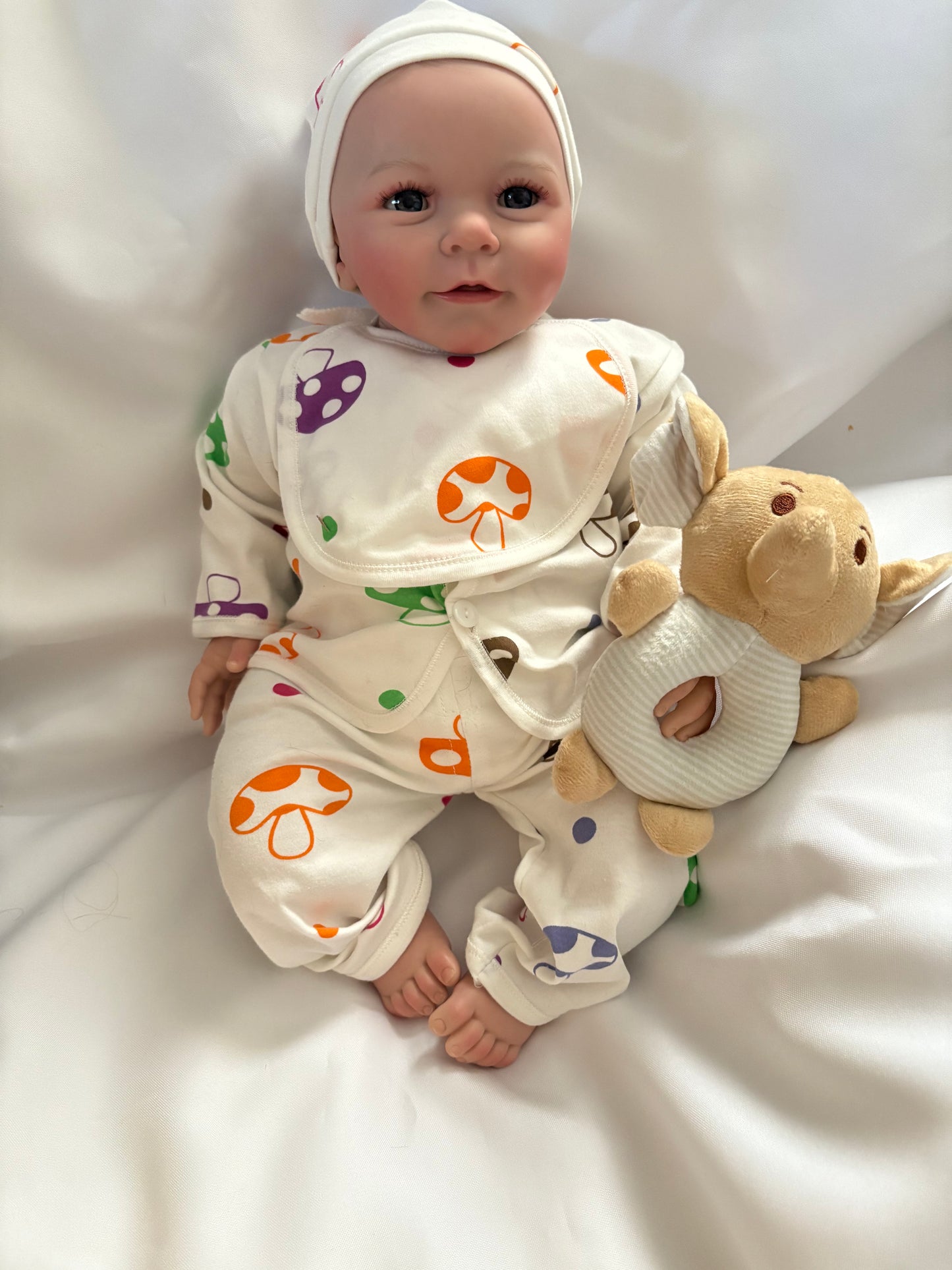 Adorable Reborn Boy Doll, Lifelike and Realistic, Three Outfits