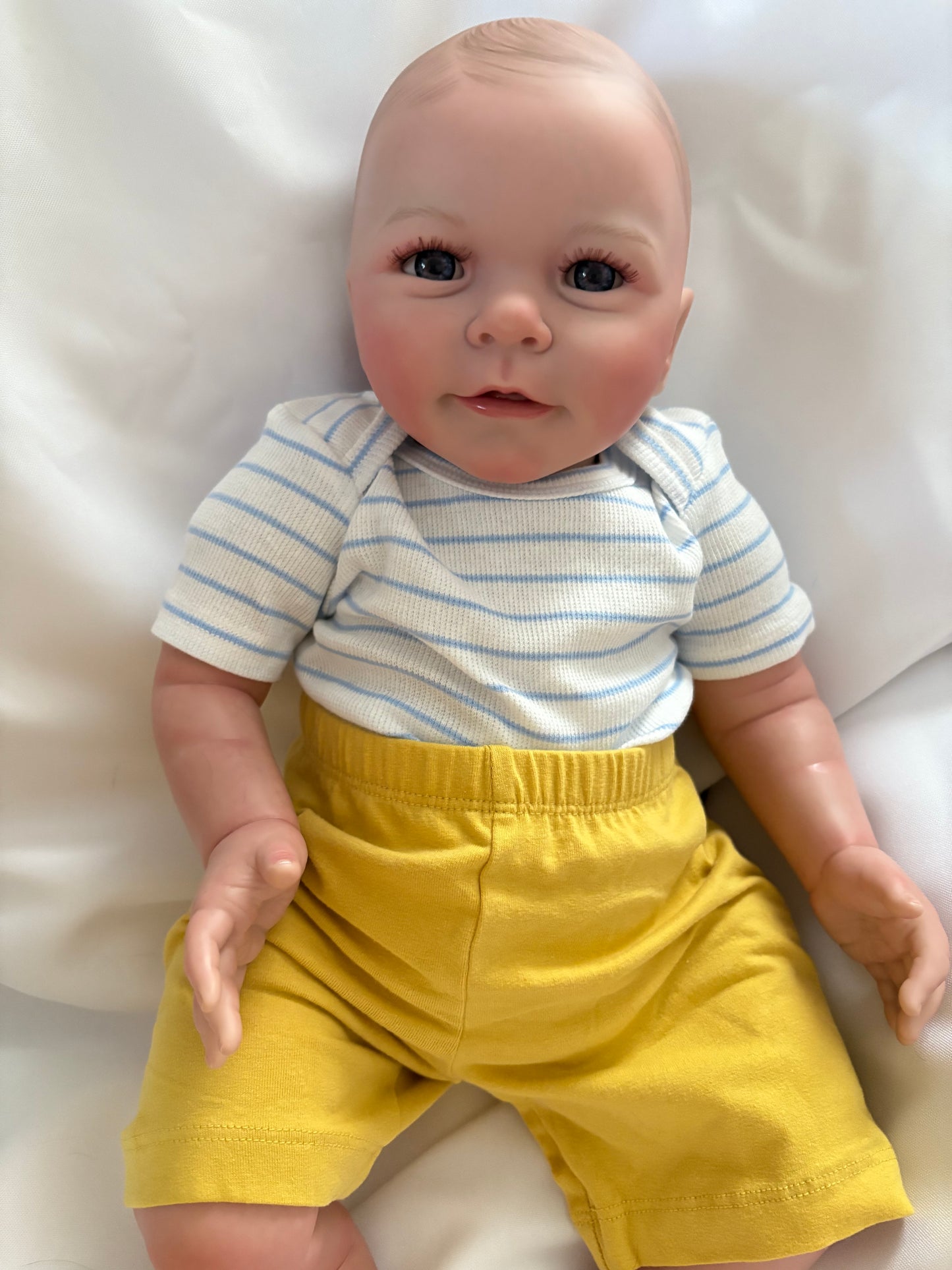 Adorable Reborn Boy Doll, Lifelike and Realistic, Three Outfits