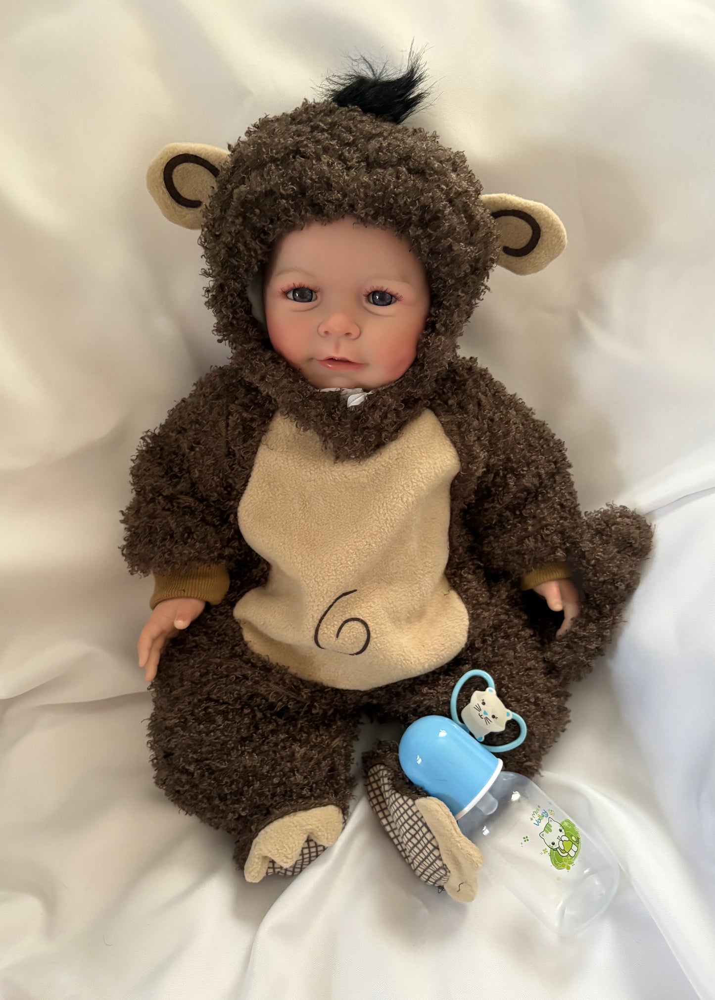 Adorable Reborn Boy Doll, Lifelike and Realistic, Three Outfits