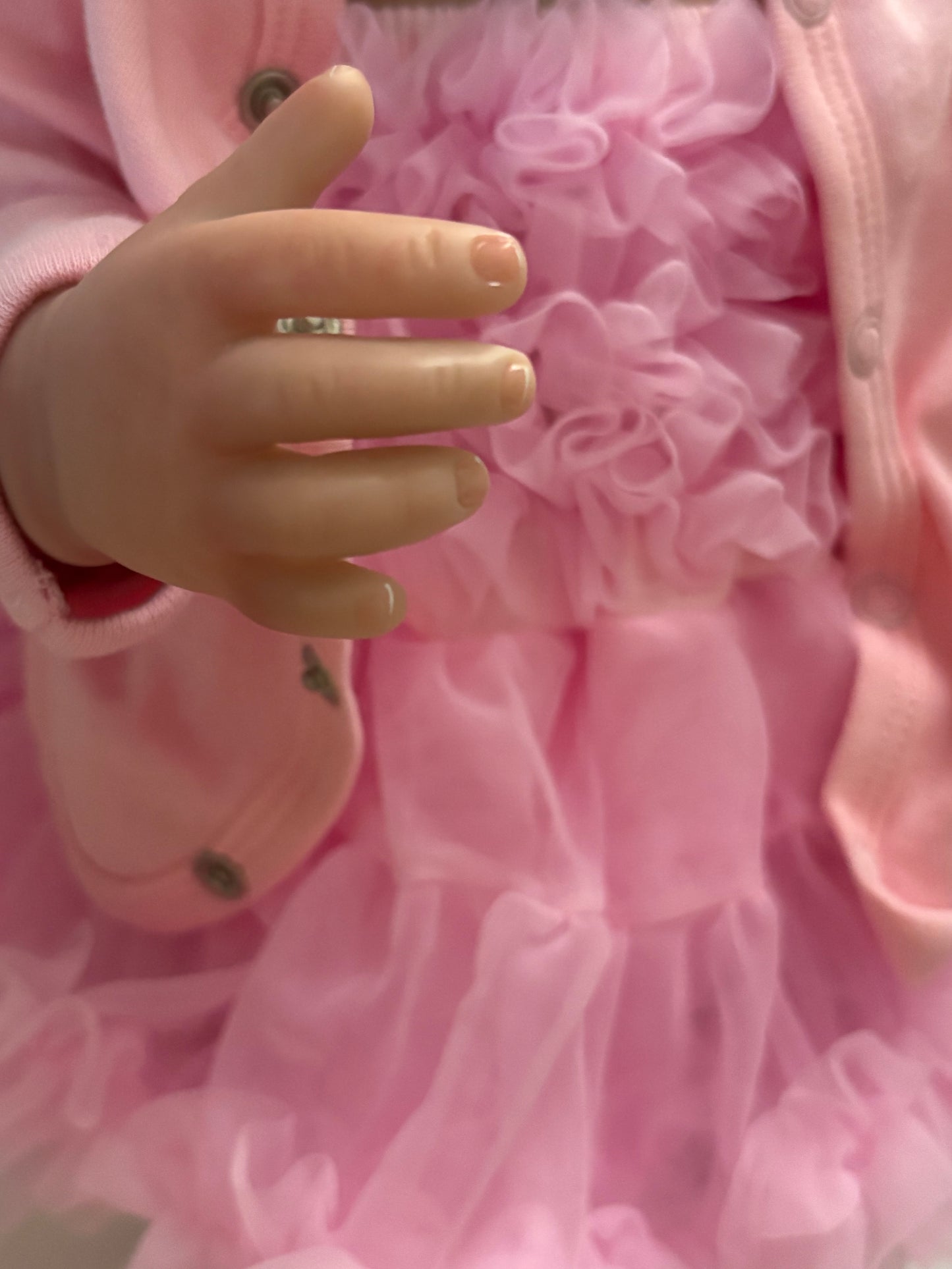 Adorable Reborn Girl Doll, Lifelike and Realistic with Plush Toy Rabbit