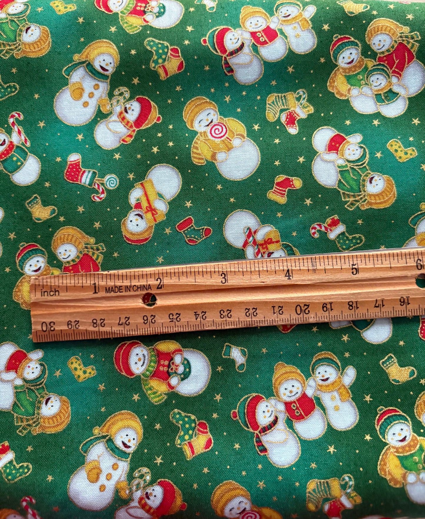 Fabri-Quilt Christmas Village Snowmen, Designer Cotton, Quilting Fabric, Sold by YARD