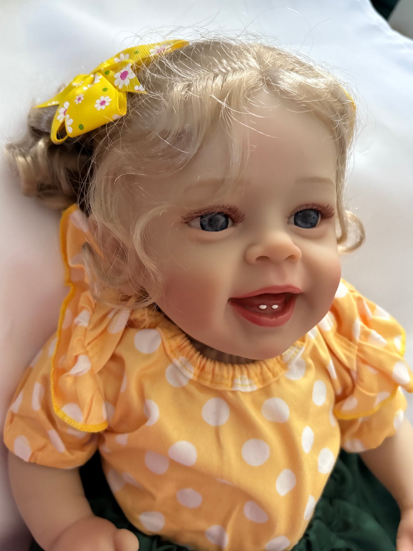 Adorable Reborn Girl Doll, Lifelike and Realistic, Handmade Outfits
