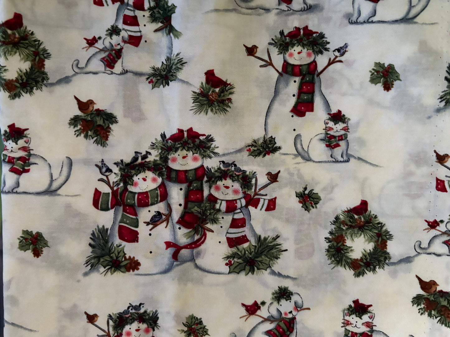 Susan Winget Cardinal Friends Scenic, Designer Cotton, Quilting Fabric, Sold by YARD