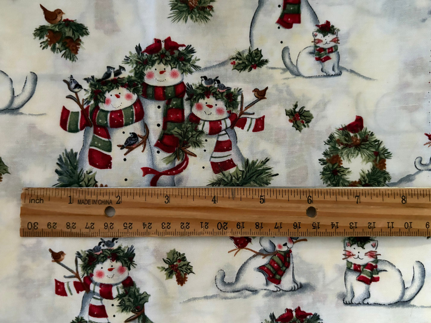 Susan Winget Cardinal Friends Scenic, Designer Cotton, Quilting Fabric, Sold by YARD