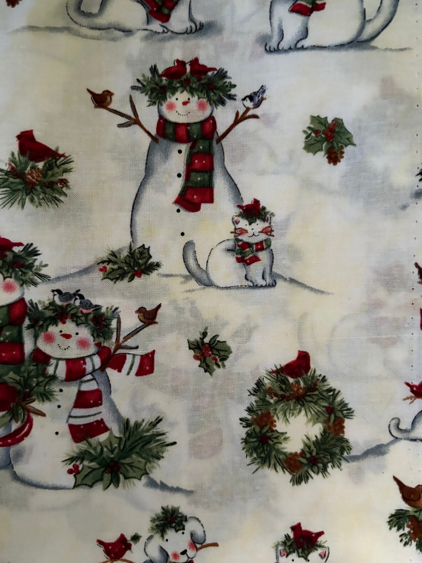 Susan Winget Cardinal Friends Scenic, Designer Cotton, Quilting Fabric, Sold by YARD