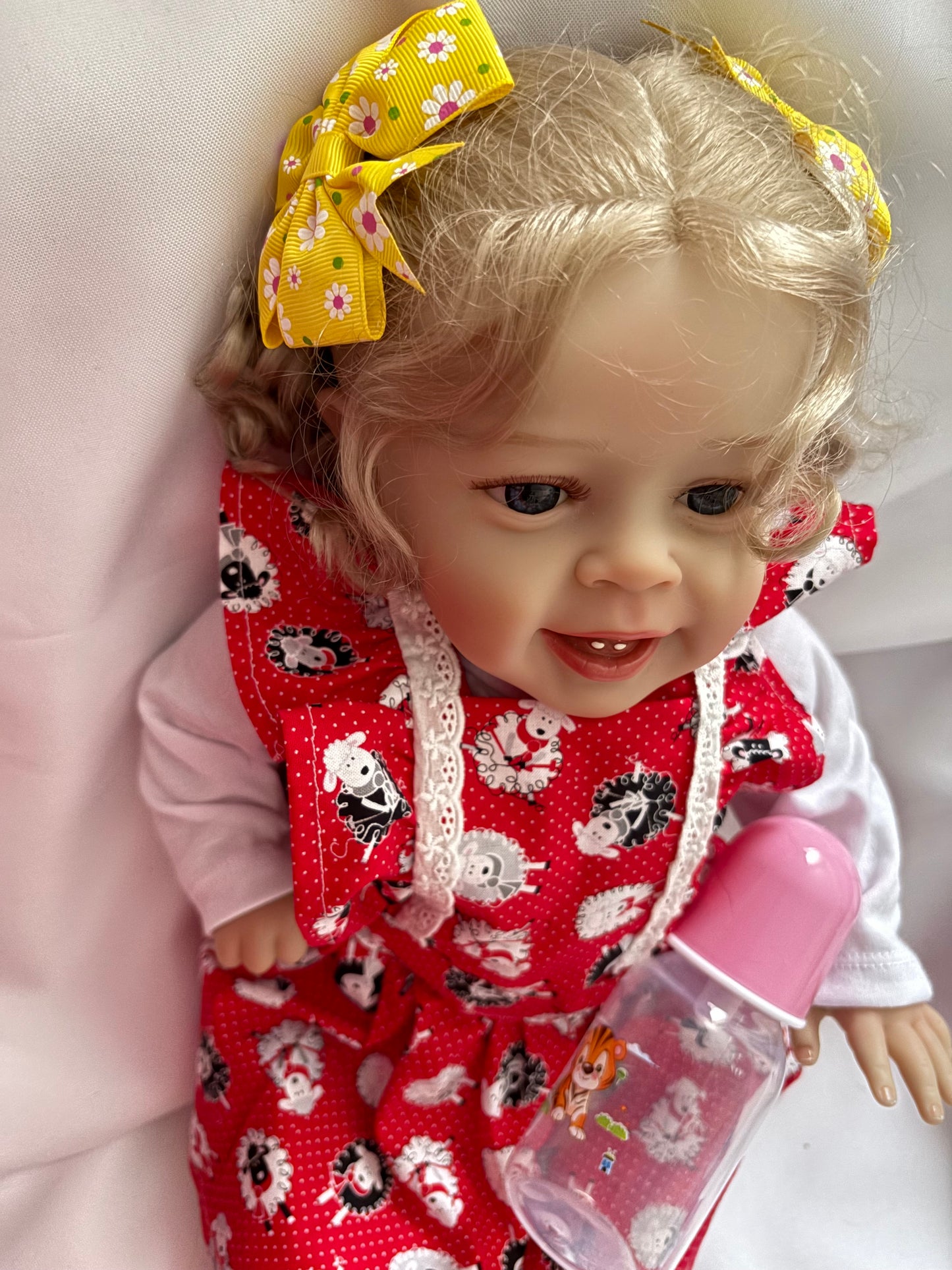 Adorable Reborn Girl Doll, Lifelike and Realistic, Handmade Outfits