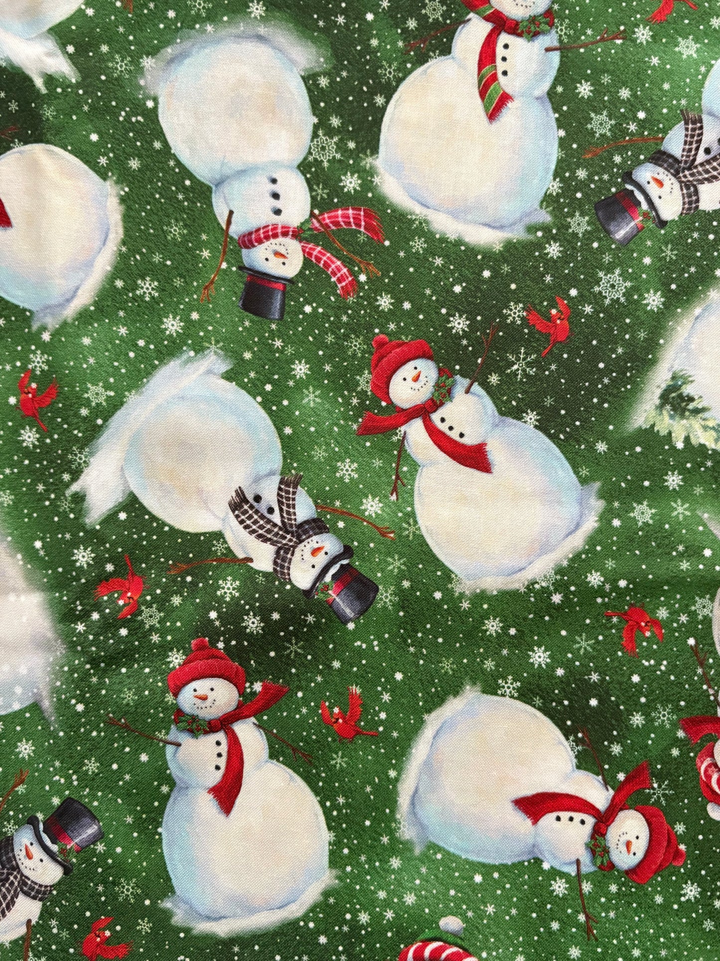 QT Fabrics Snowmen by Gina Jane, Designer Cotton, Quilting Fabric, Sold by YARD