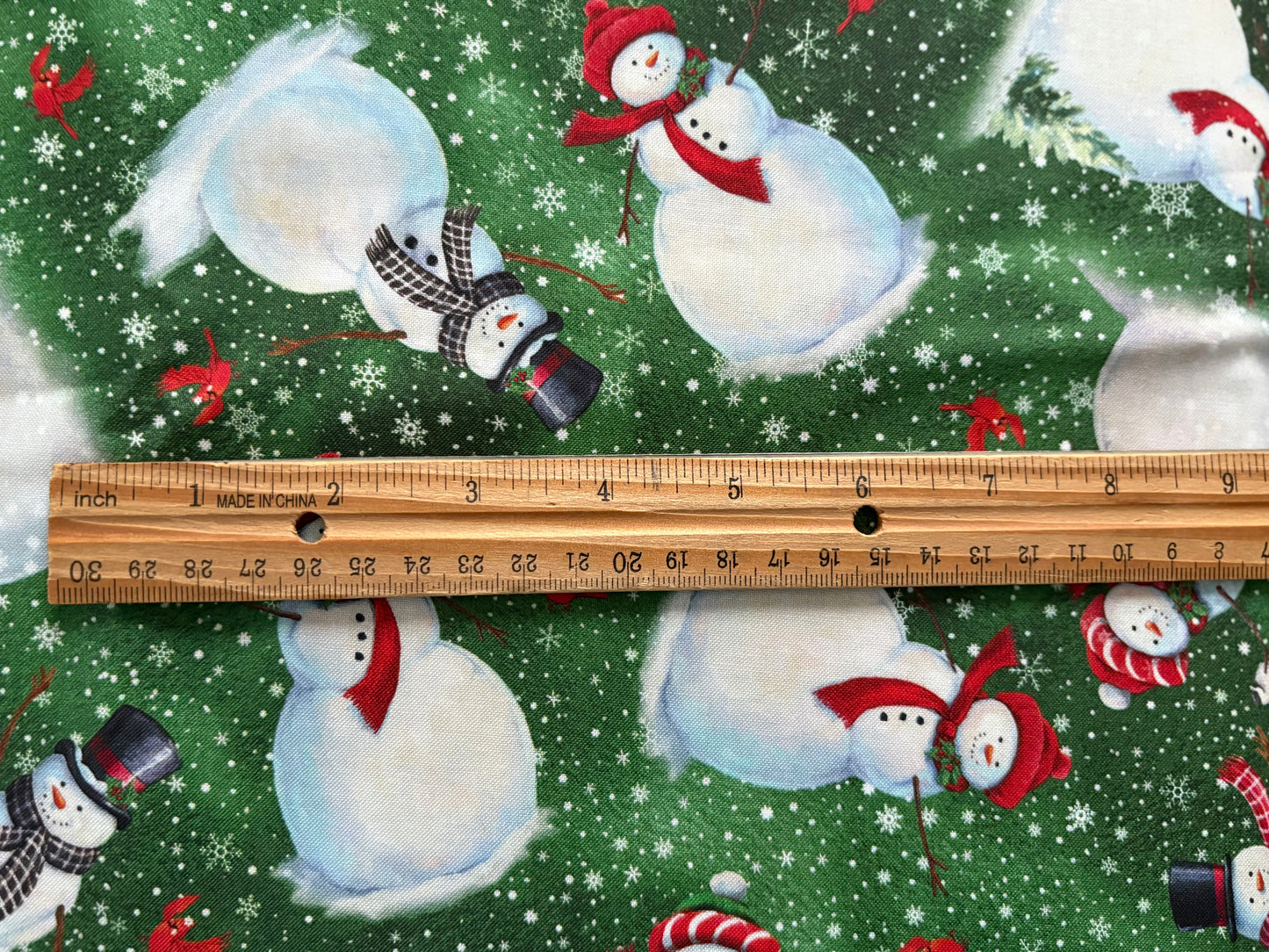 QT Fabrics Snowmen by Gina Jane, Designer Cotton, Quilting Fabric, Sold by YARD