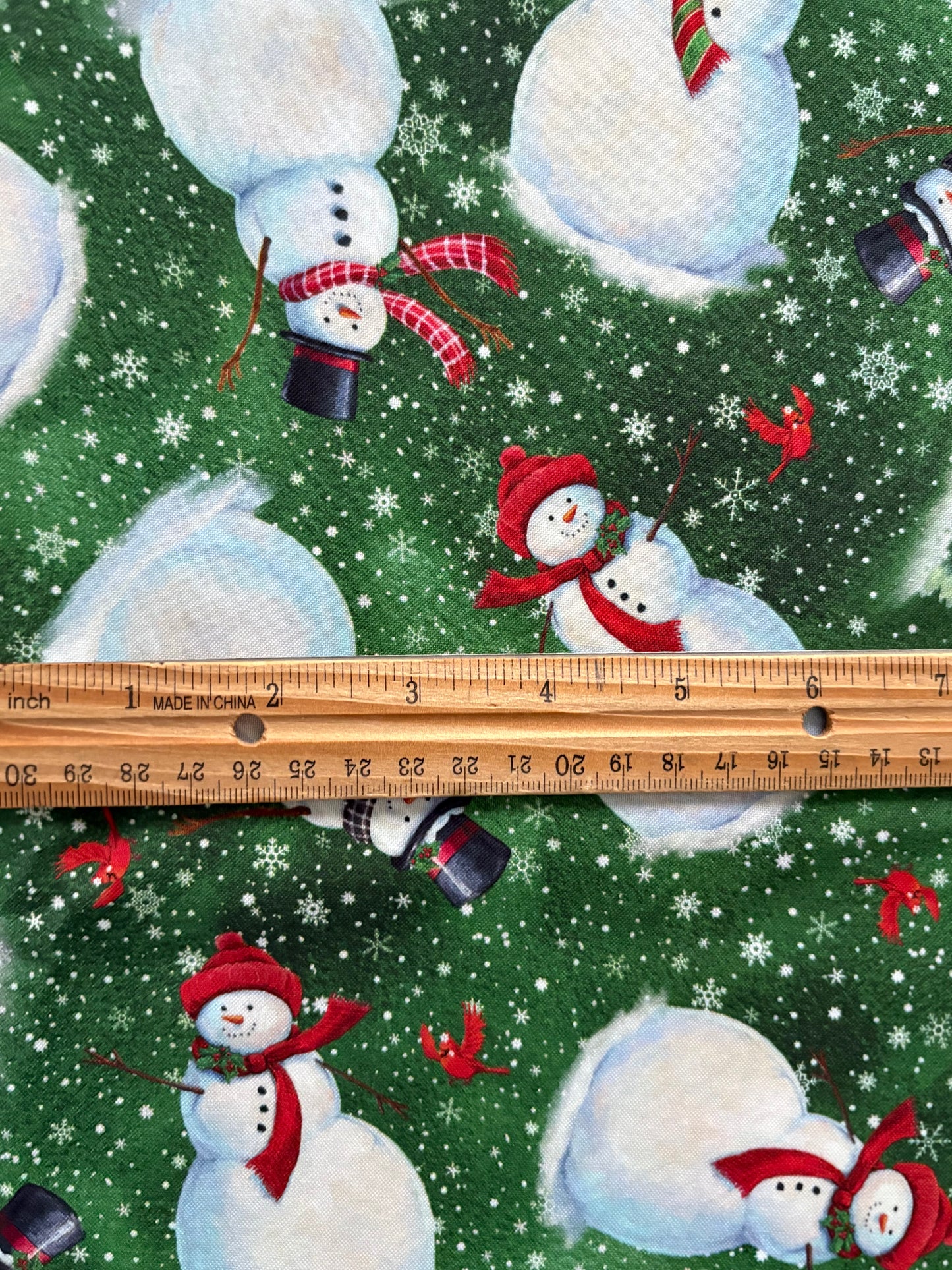 QT Fabrics Snowmen by Gina Jane, Designer Cotton, Quilting Fabric, Sold by YARD