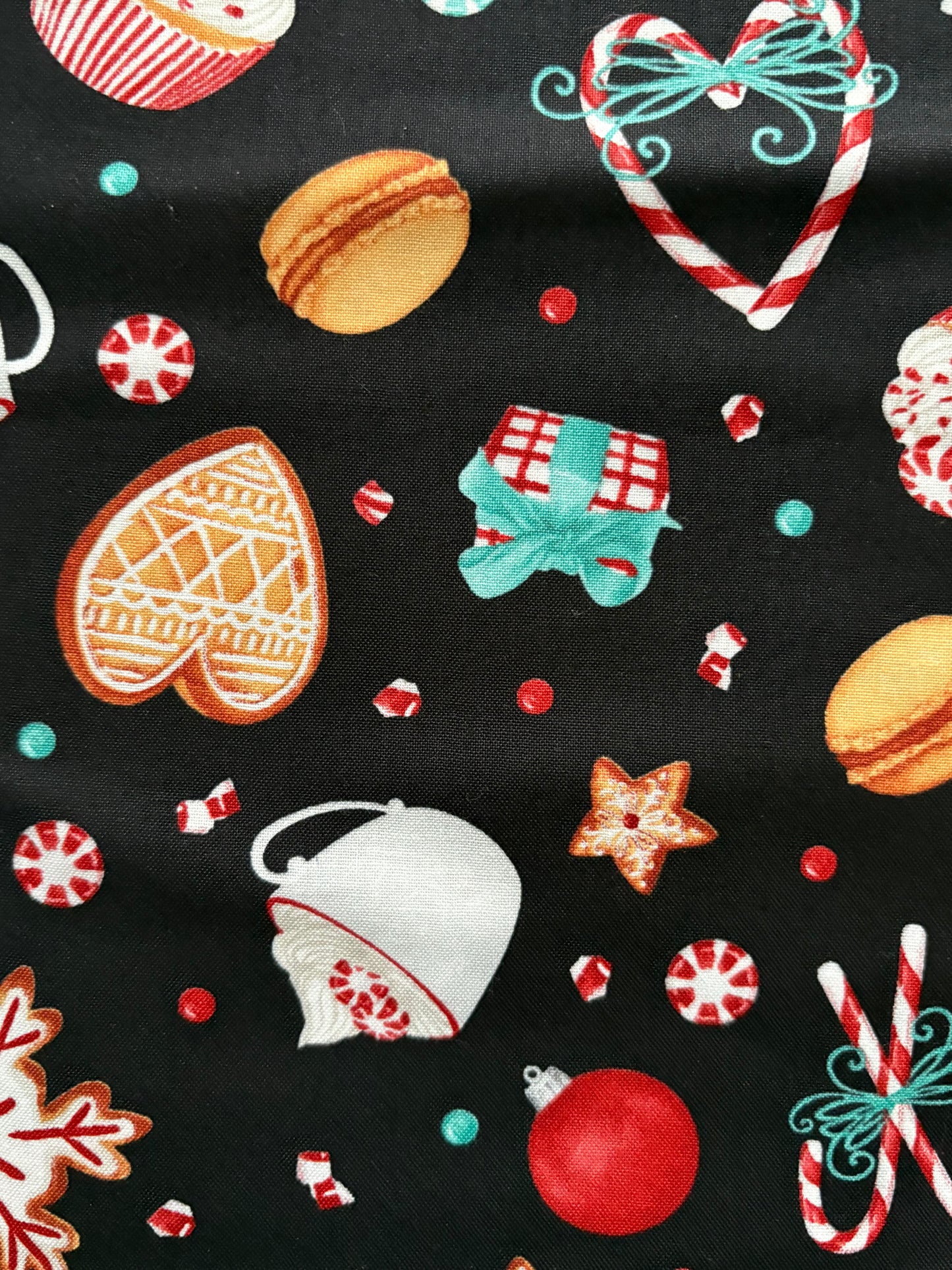 1 1/2 YARD Wilmington Prints Peppermint Parlor by Danielle Leone, Designer Cotton, Quilting Fabric