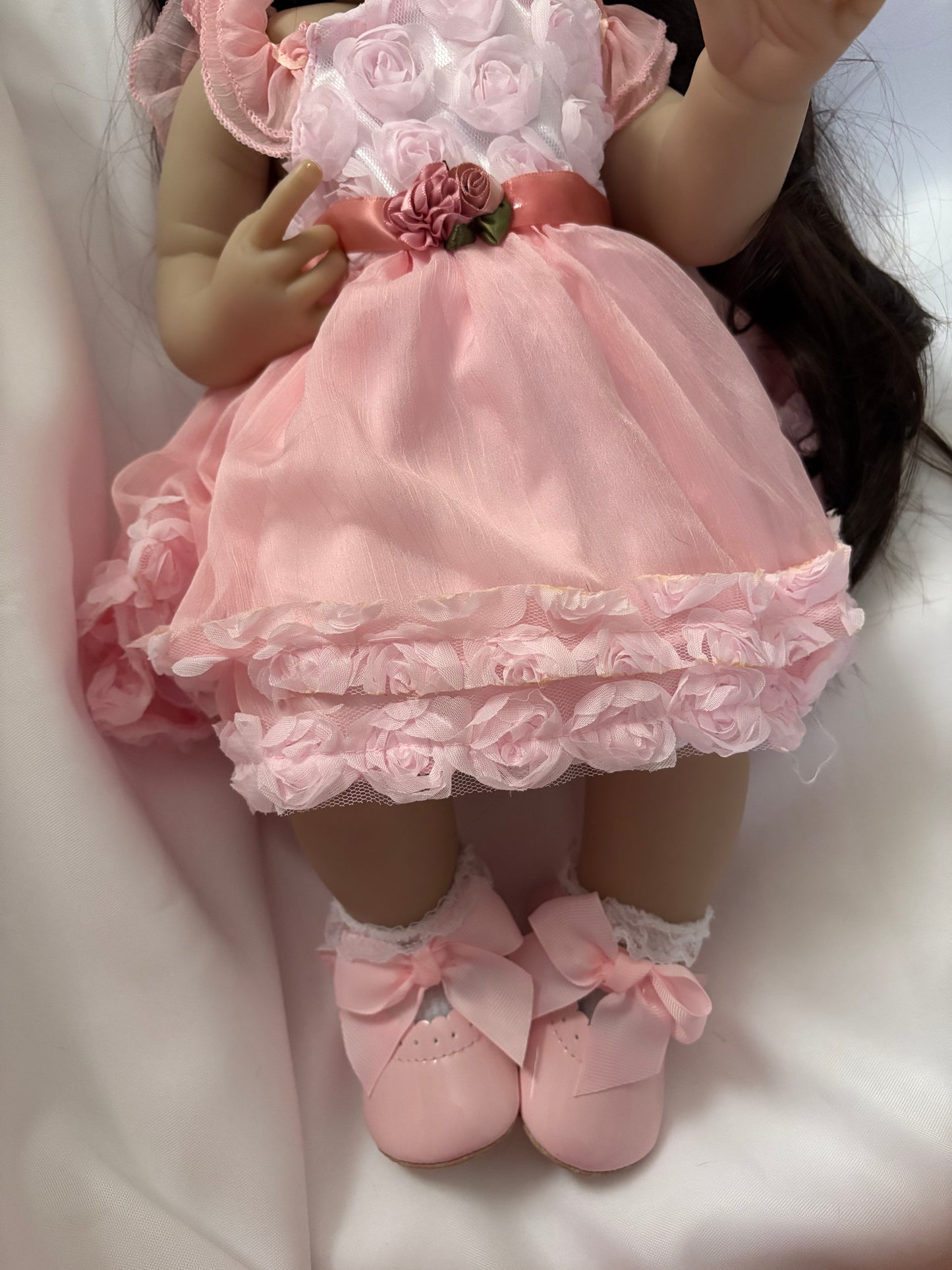 Adorable Reborn Girl Doll, Lifelike and Realistic, Two Outfits