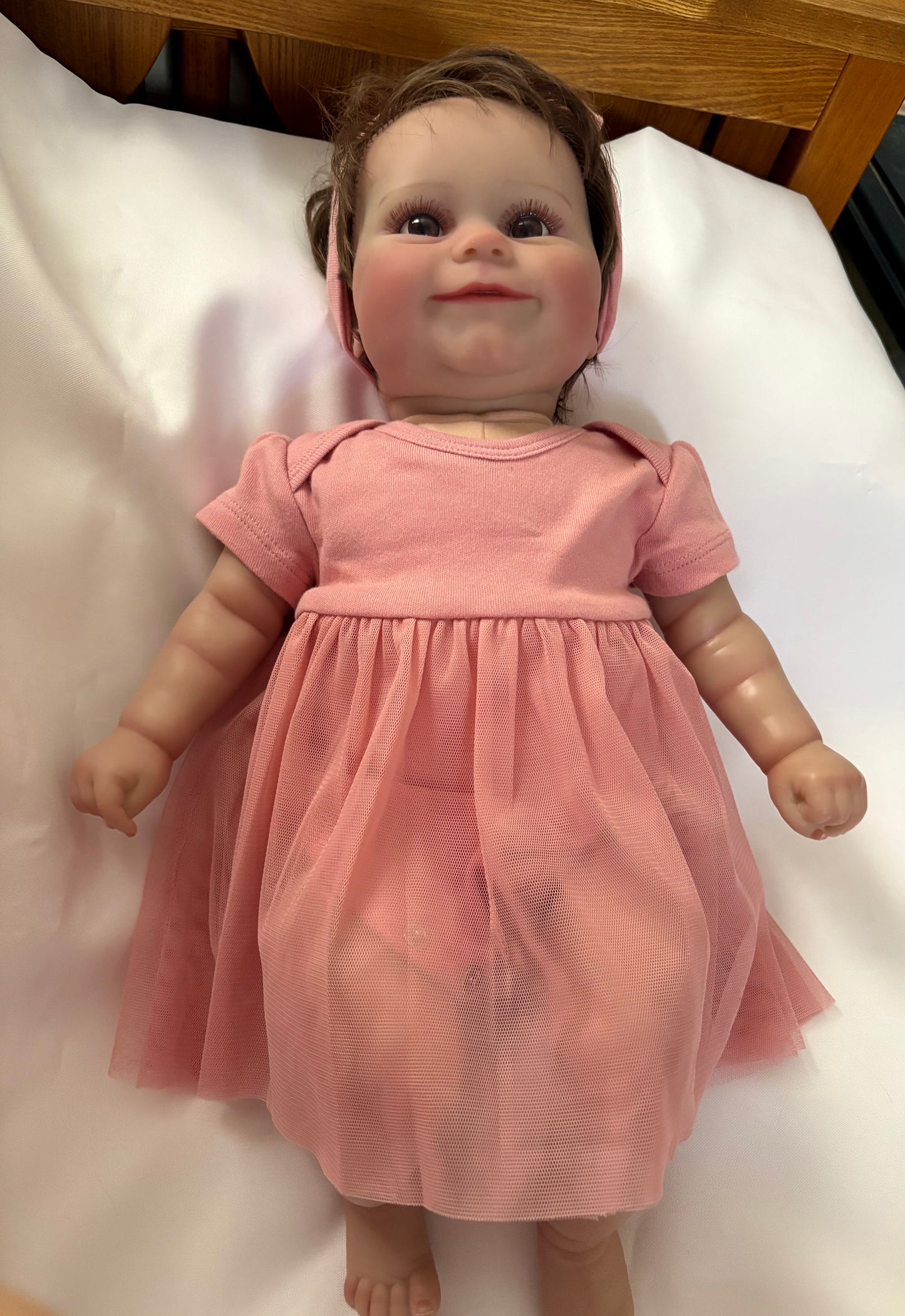 Adorable Reborn Girl Doll with Two Outfits