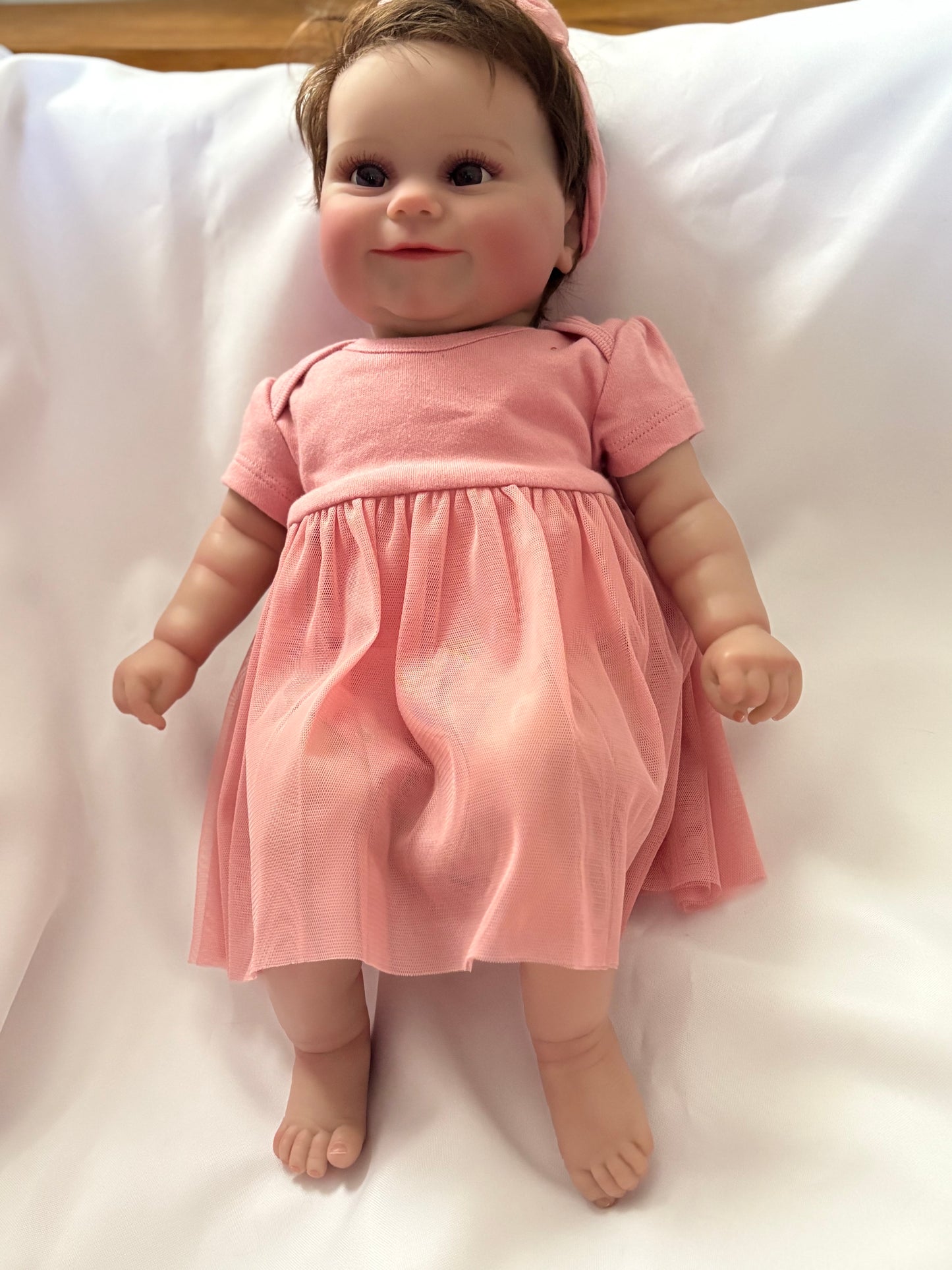 Adorable Reborn Girl Doll with Two Outfits
