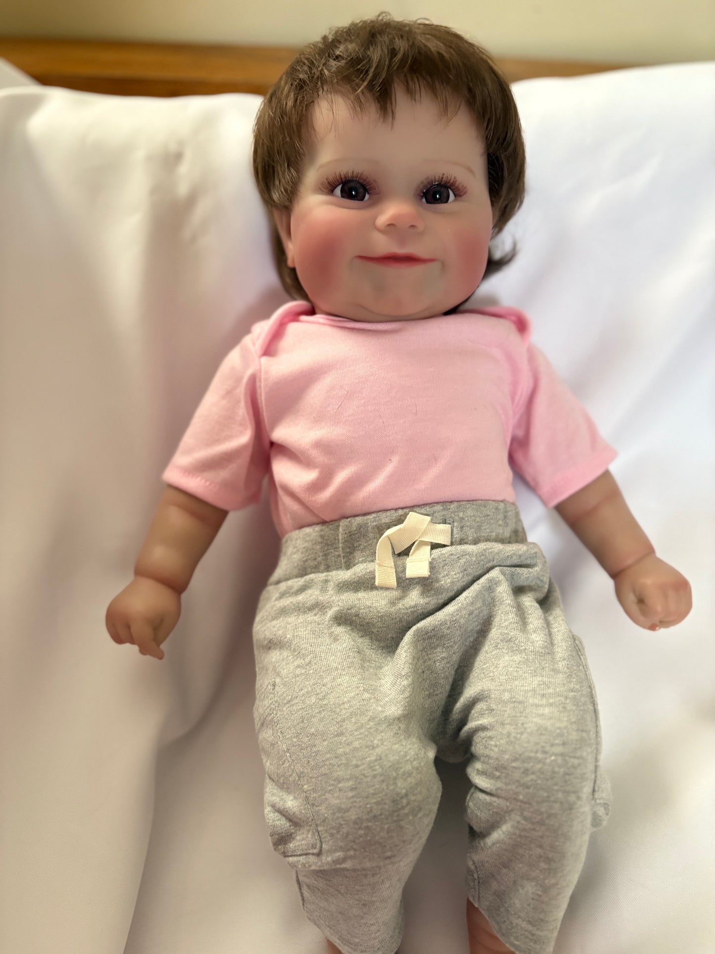 Adorable Reborn Girl Doll with Two Outfits