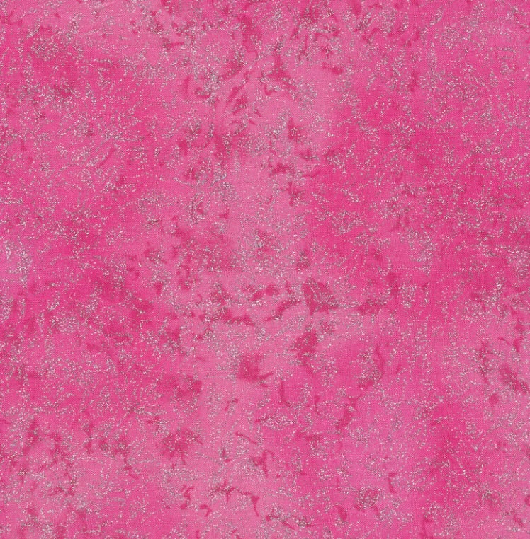 Michael Miller Fairy Frost Glitz Petal Pink, 100% Cotton Fabric, Sold by YARD