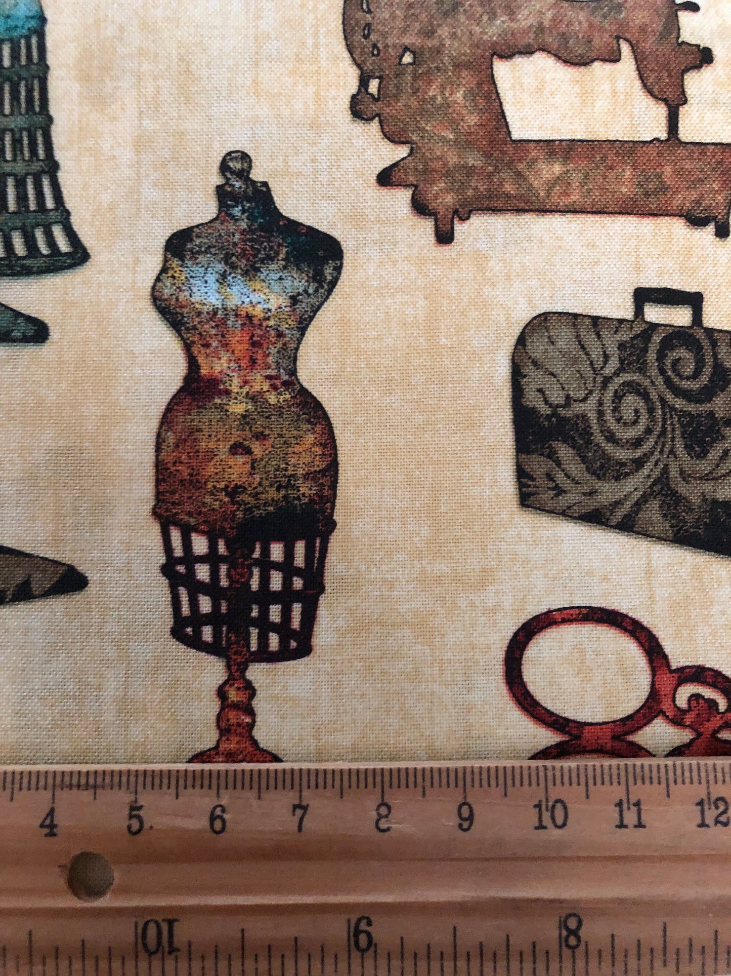 QT Fabrics by Dan Morris Sewing Motif, Designer Cotton, Quilting Fabric, Sold by YARD