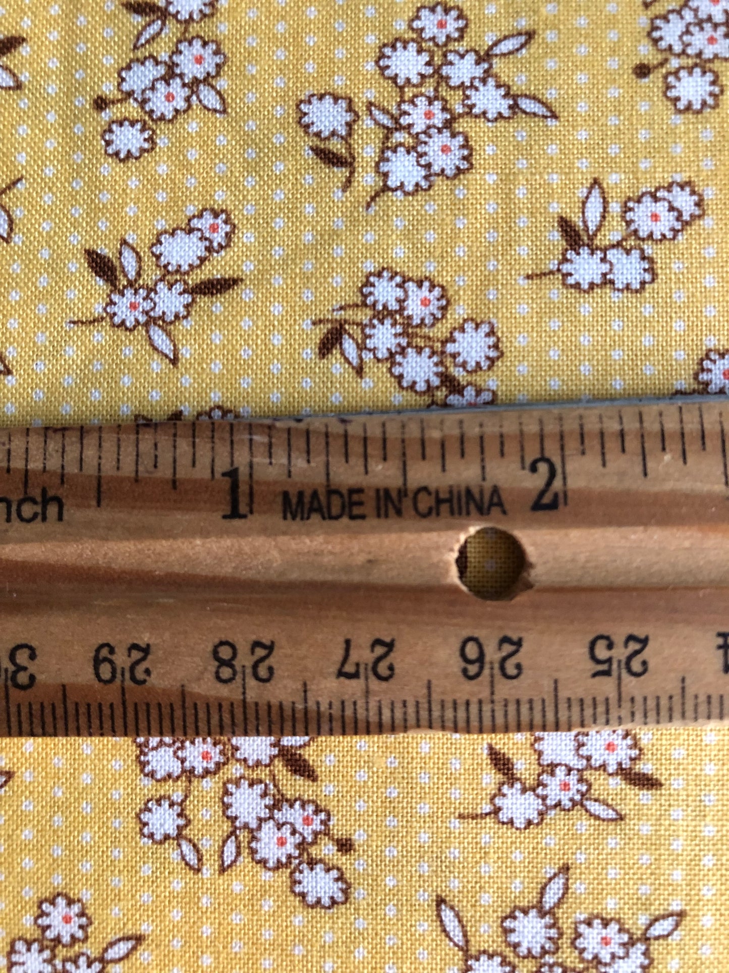 Whistler Studios Andover Lottie Ruth Tossed Flowers Yellow, Designer Cotton, Quilting Fabric, Sold by YARD