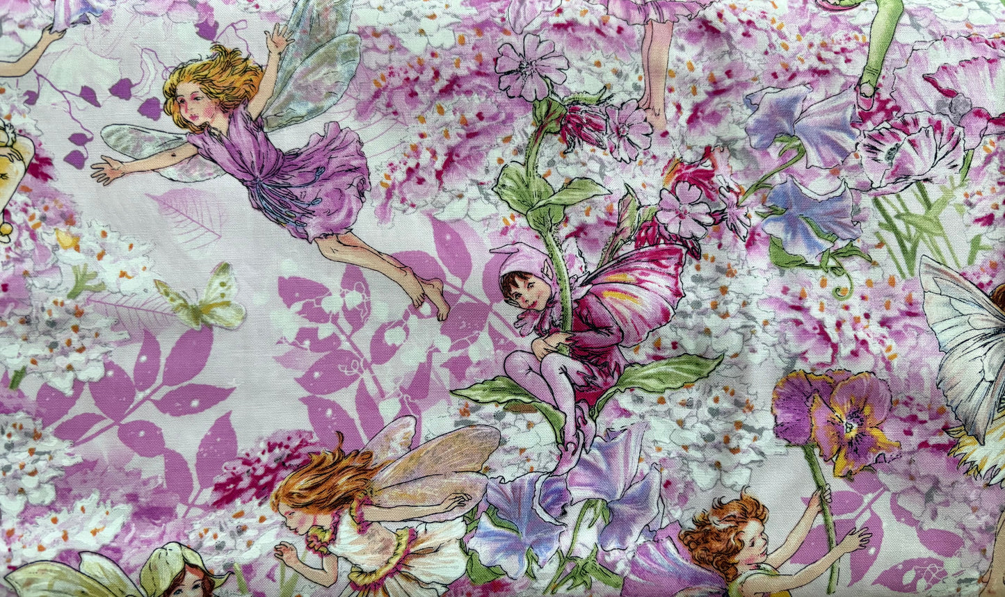 Michael Miller Petal Flower Fairies by Cicely Mary Barker, 100% Cotton Fabric, Sold by Yard