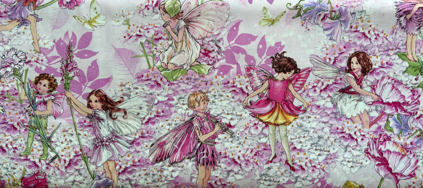 Michael Miller Petal Flower Fairies by Cicely Mary Barker, 100% Cotton Fabric, Sold by Yard