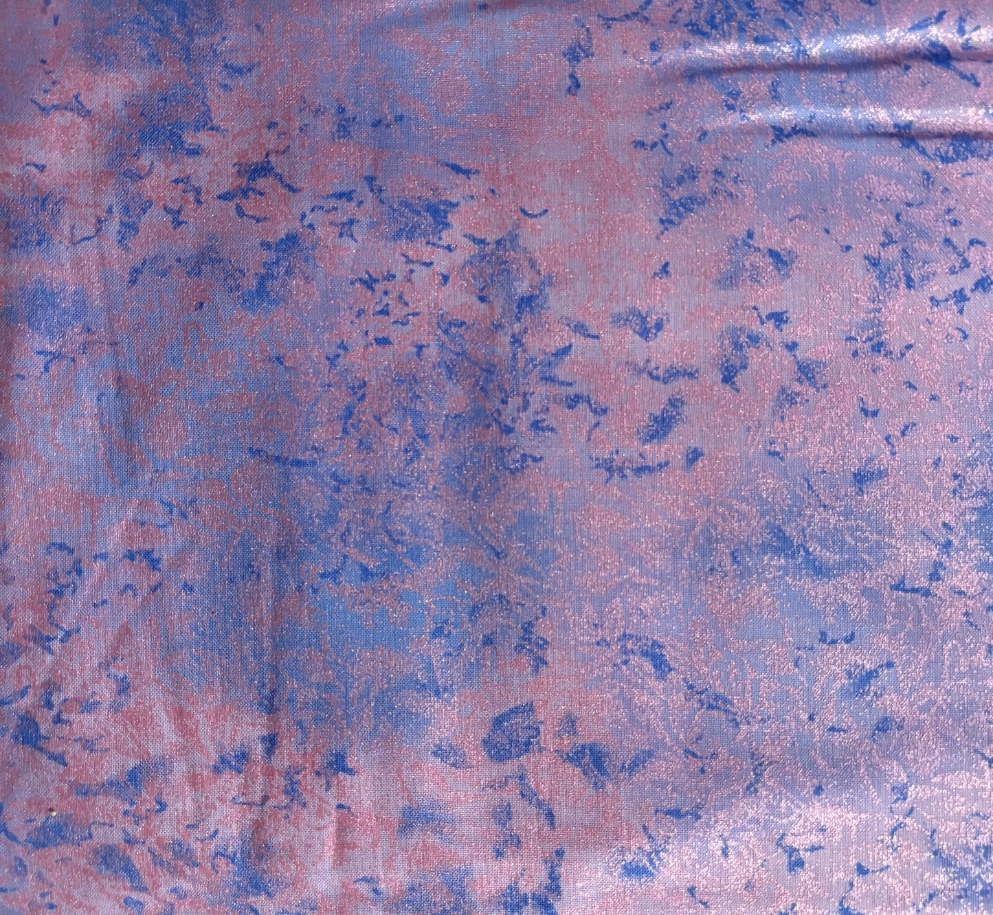Michael Miller Fairy Frost Mineral Pink and Blue, 100% Cotton Fabric, Sold by YARD