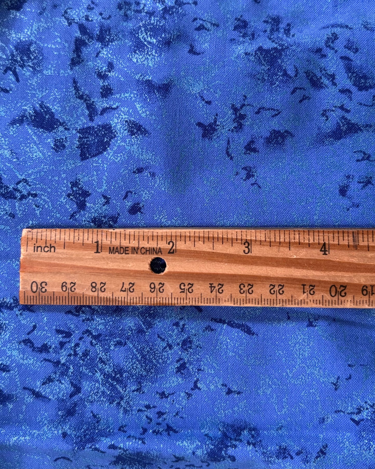 Michael Miller Fairy Frost Cobalt Blue Metallic, 100% Cotton Fabric, Sold by YARD