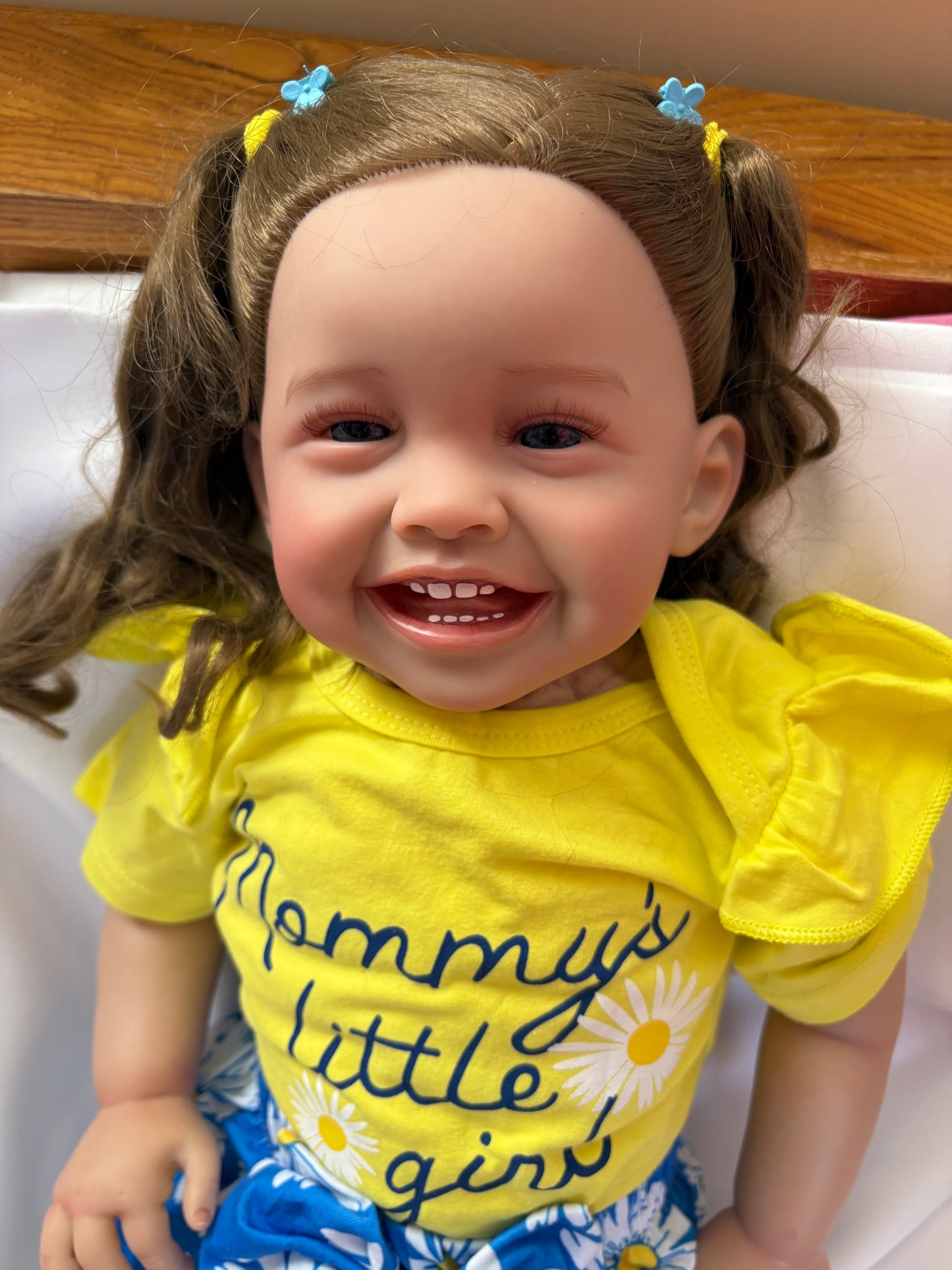 Adorable Reborn Girl Doll, Lifelike and Realistic, Three Outfits