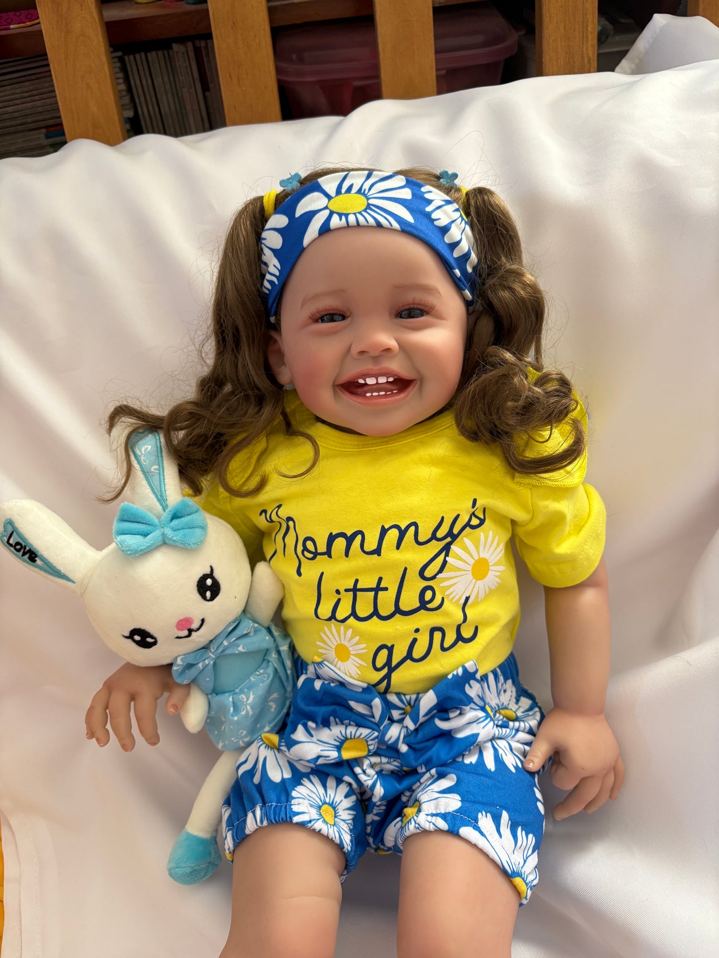 Adorable Reborn Girl Doll, Lifelike and Realistic, Three Outfits