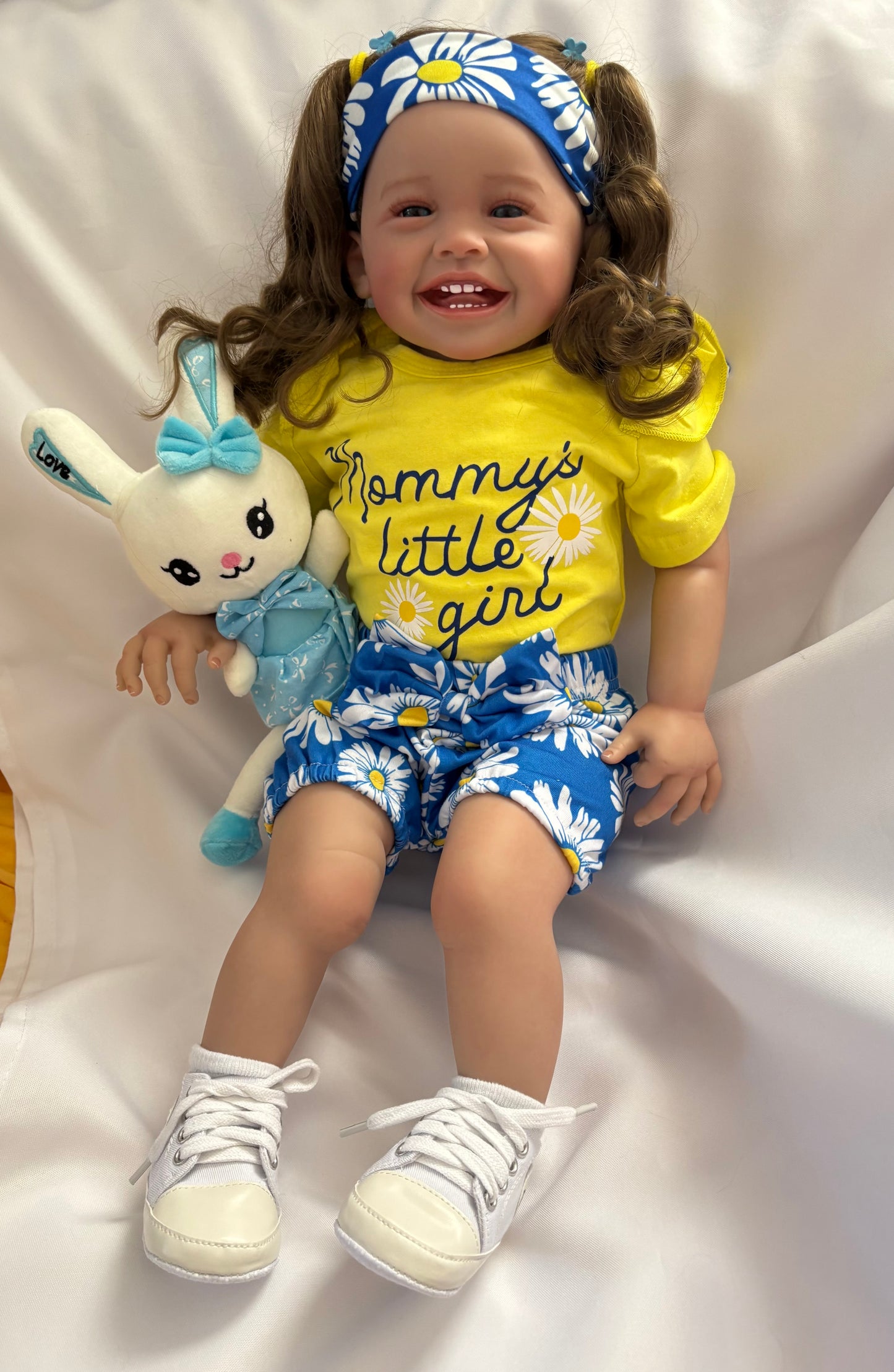Adorable Reborn Girl Doll, Lifelike and Realistic, Three Outfits