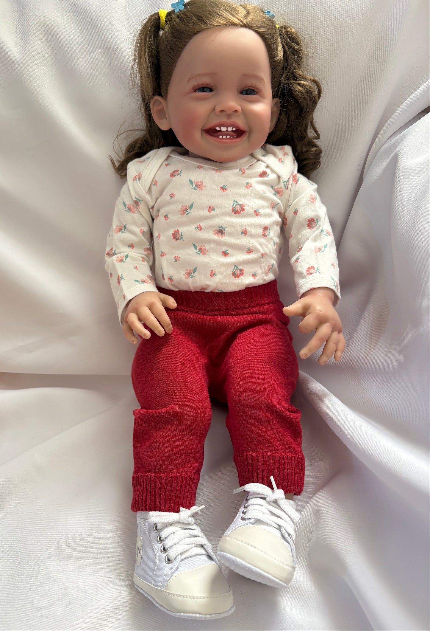 Adorable Reborn Girl Doll, Lifelike and Realistic, Three Outfits