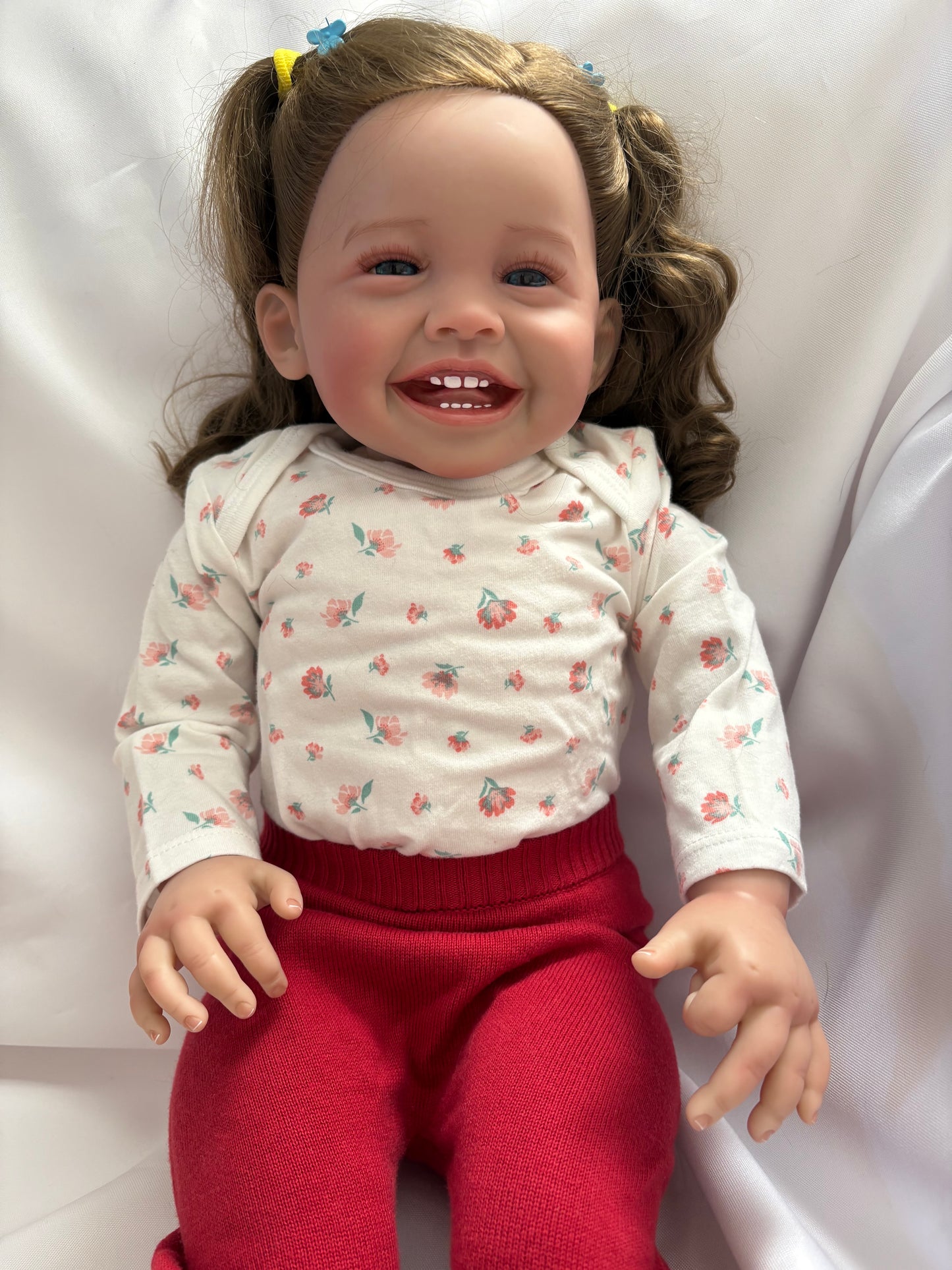 Adorable Reborn Girl Doll, Lifelike and Realistic, Three Outfits