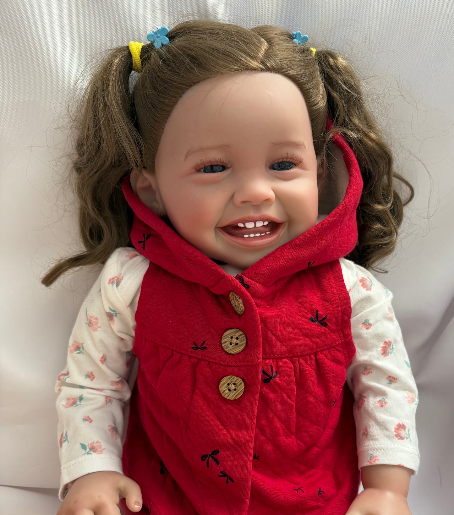 Adorable Reborn Girl Doll, Lifelike and Realistic, Three Outfits