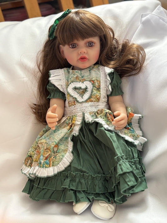 Adorable Reborn Girl Doll, Lifelike and Realistic, Three Outfits