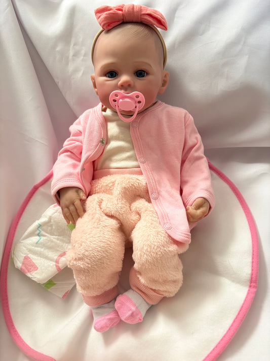 Adorable Reborn Newborn Girl Doll, Lifelike and Realistic