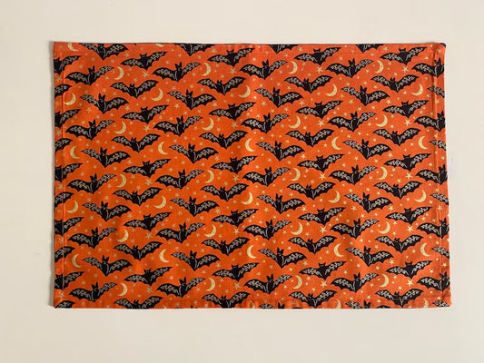 Halloween Placemats, Bats Placemats, Set of 2 Placemats