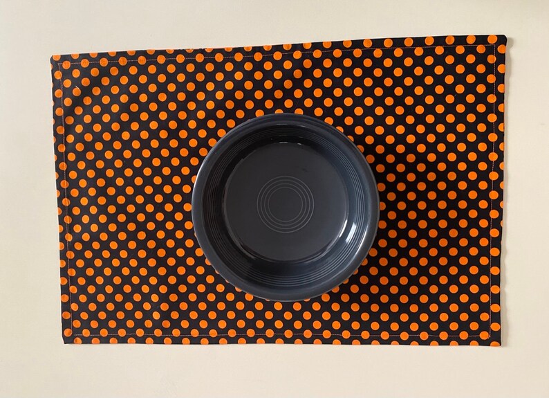 Halloween Placemats, Bats Placemats, Set of 2 Placemats